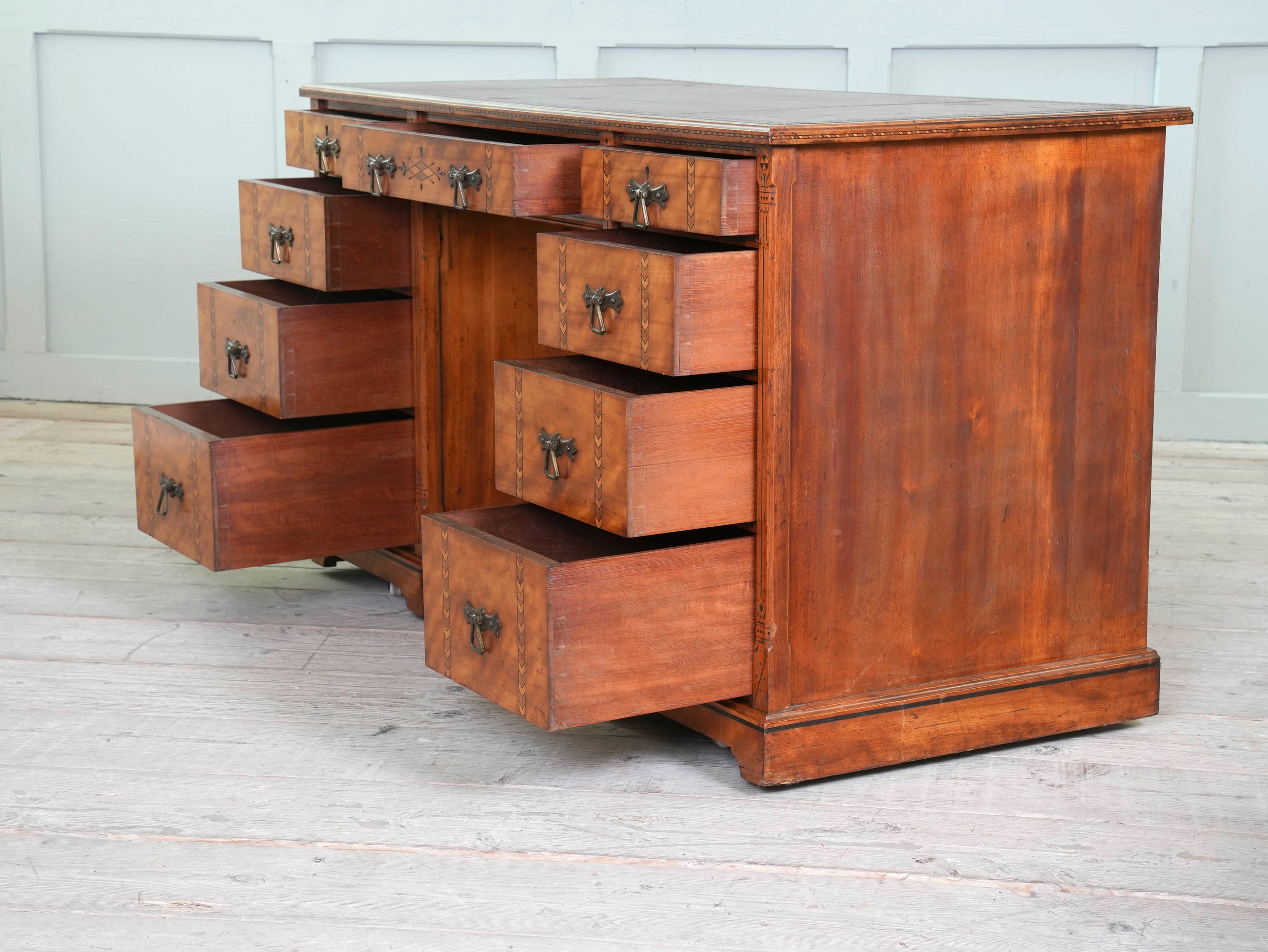 A 19th Century Heal & Son Kneehole Desk