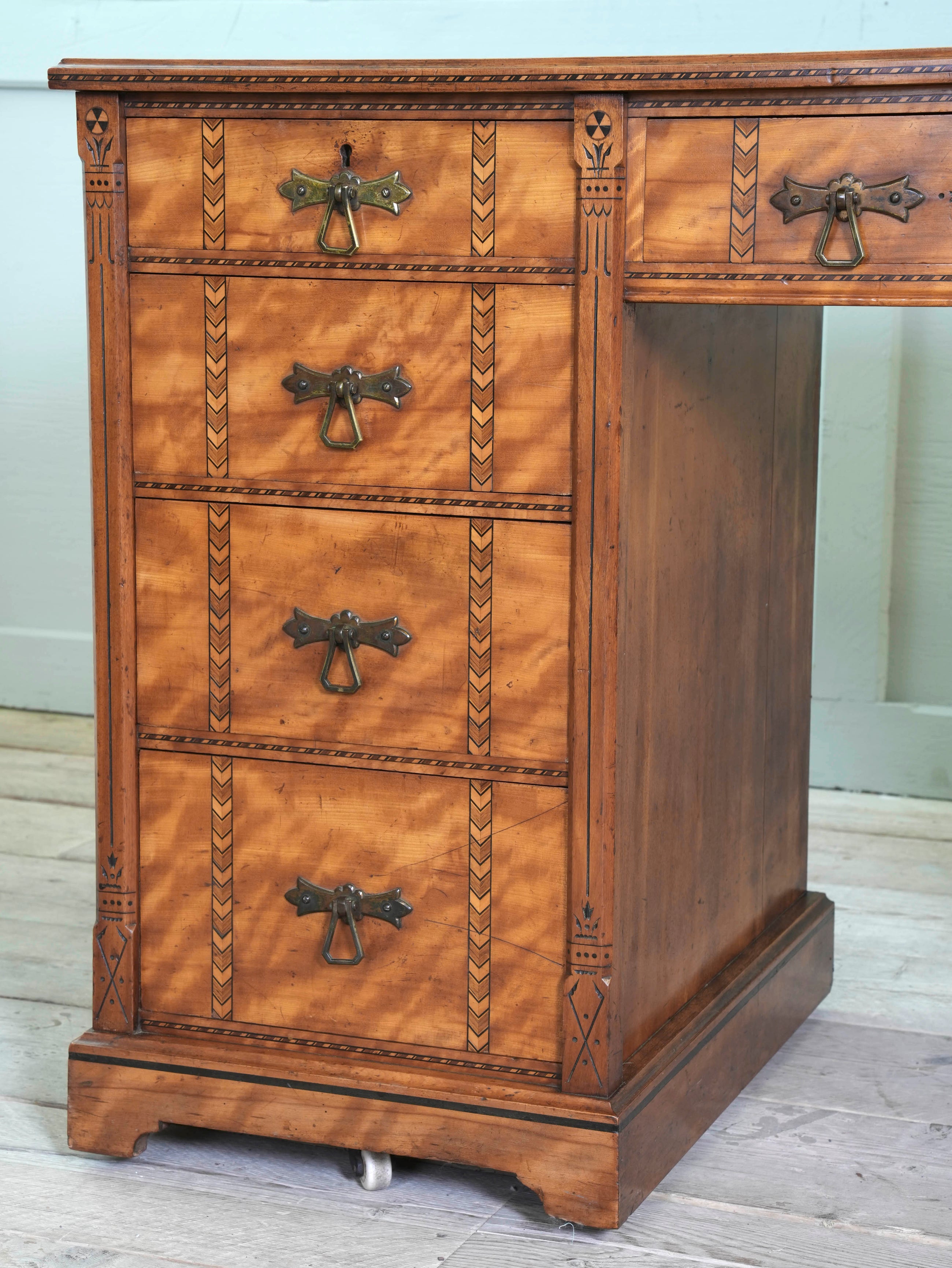 A 19th Century Heal & Son Kneehole Desk