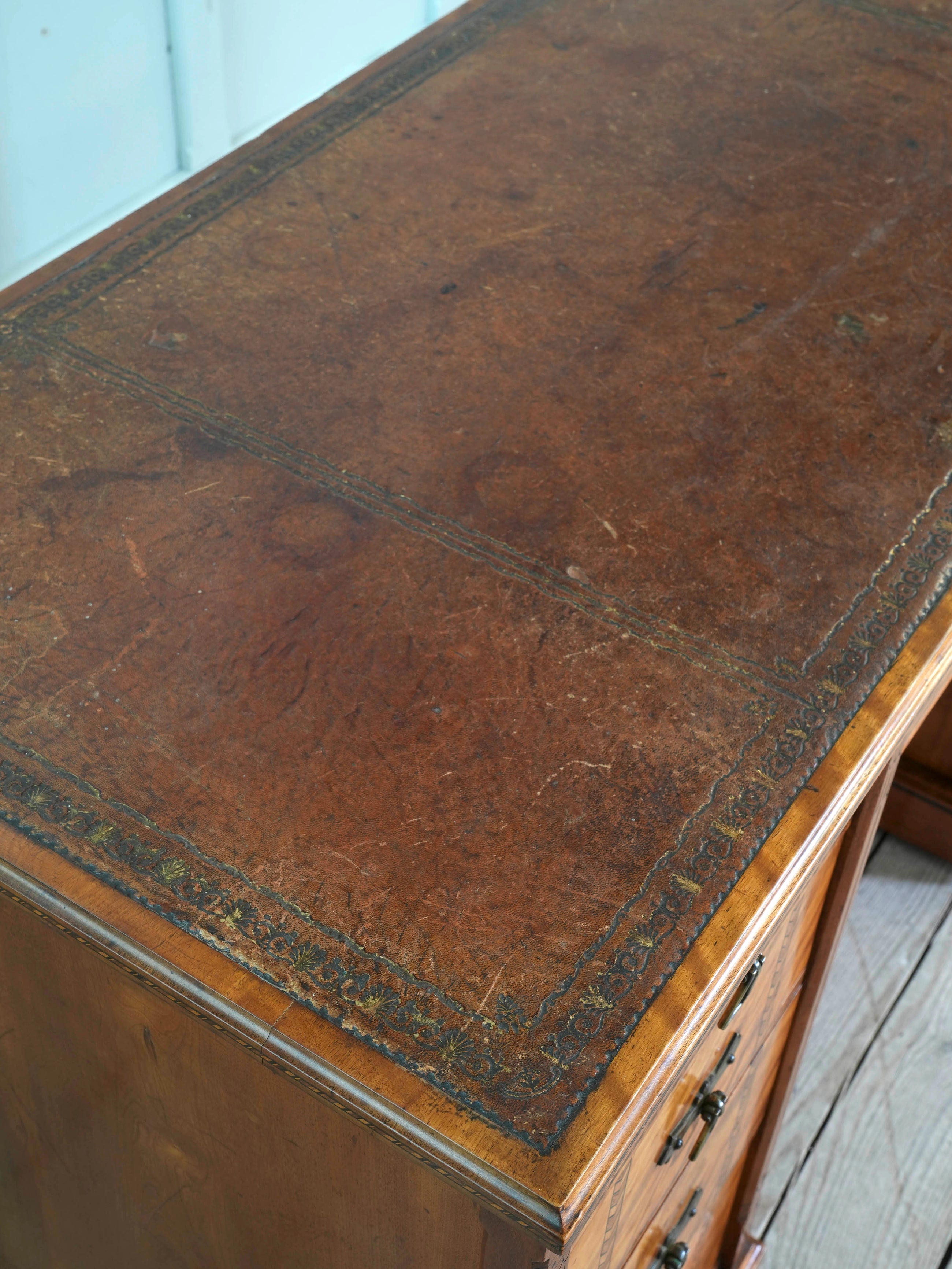 A 19th Century Heal & Son Kneehole Desk