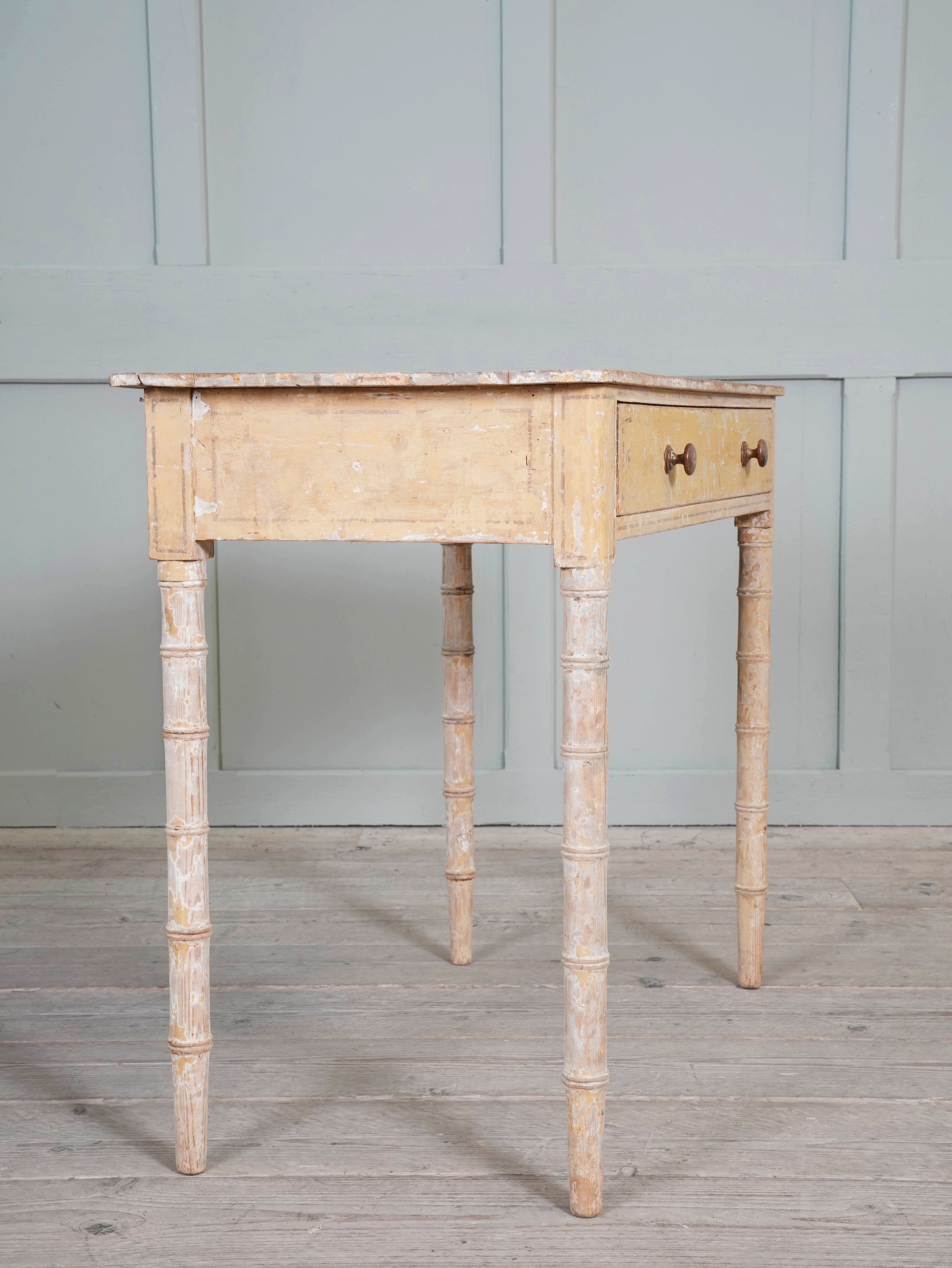A Regency Painted Writing Table