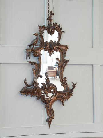 A 19th Century Gilt Wood Mirror in the manner of Thomas Johnson
