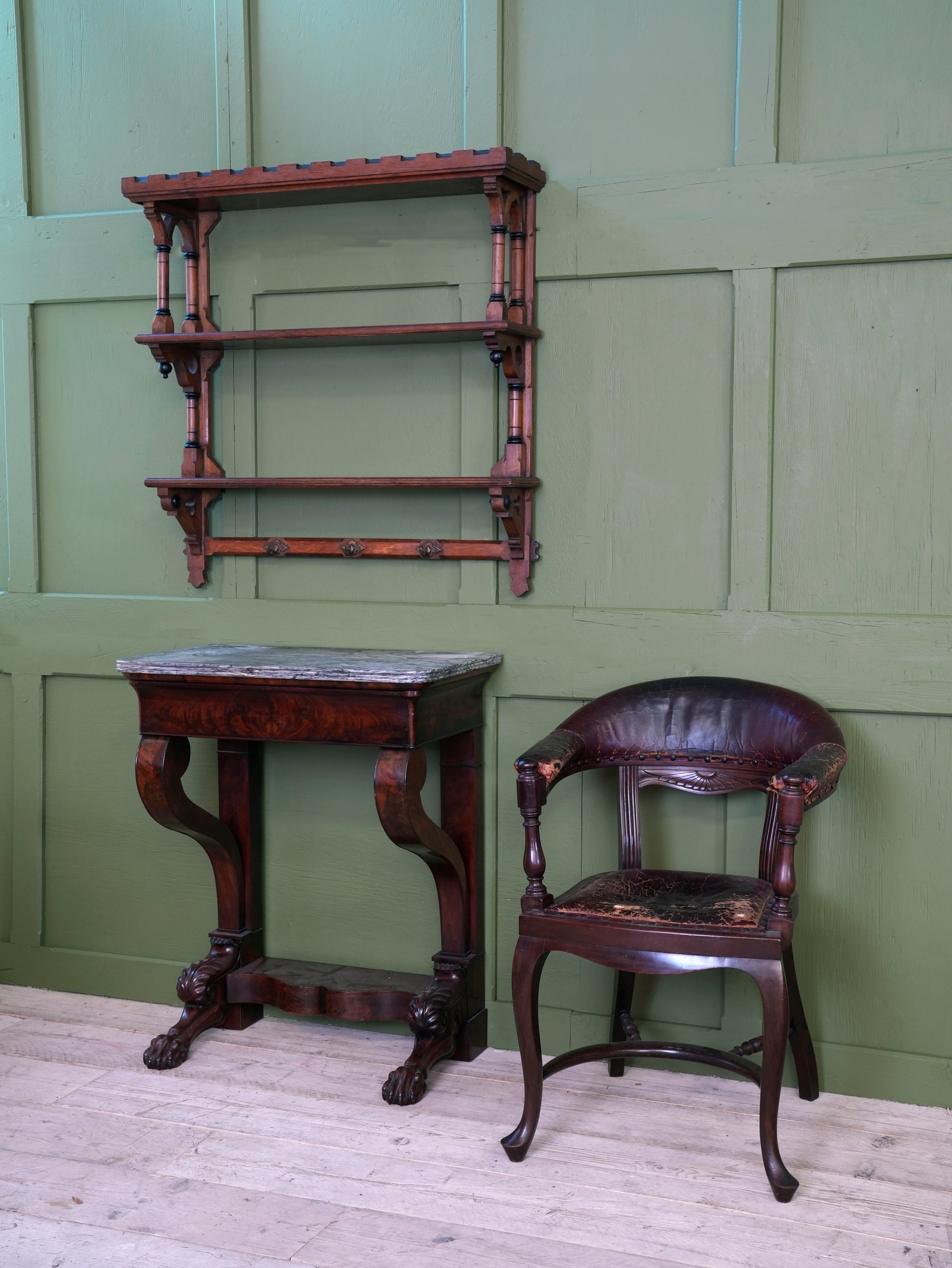 A Gothic Revival Hanging Rack