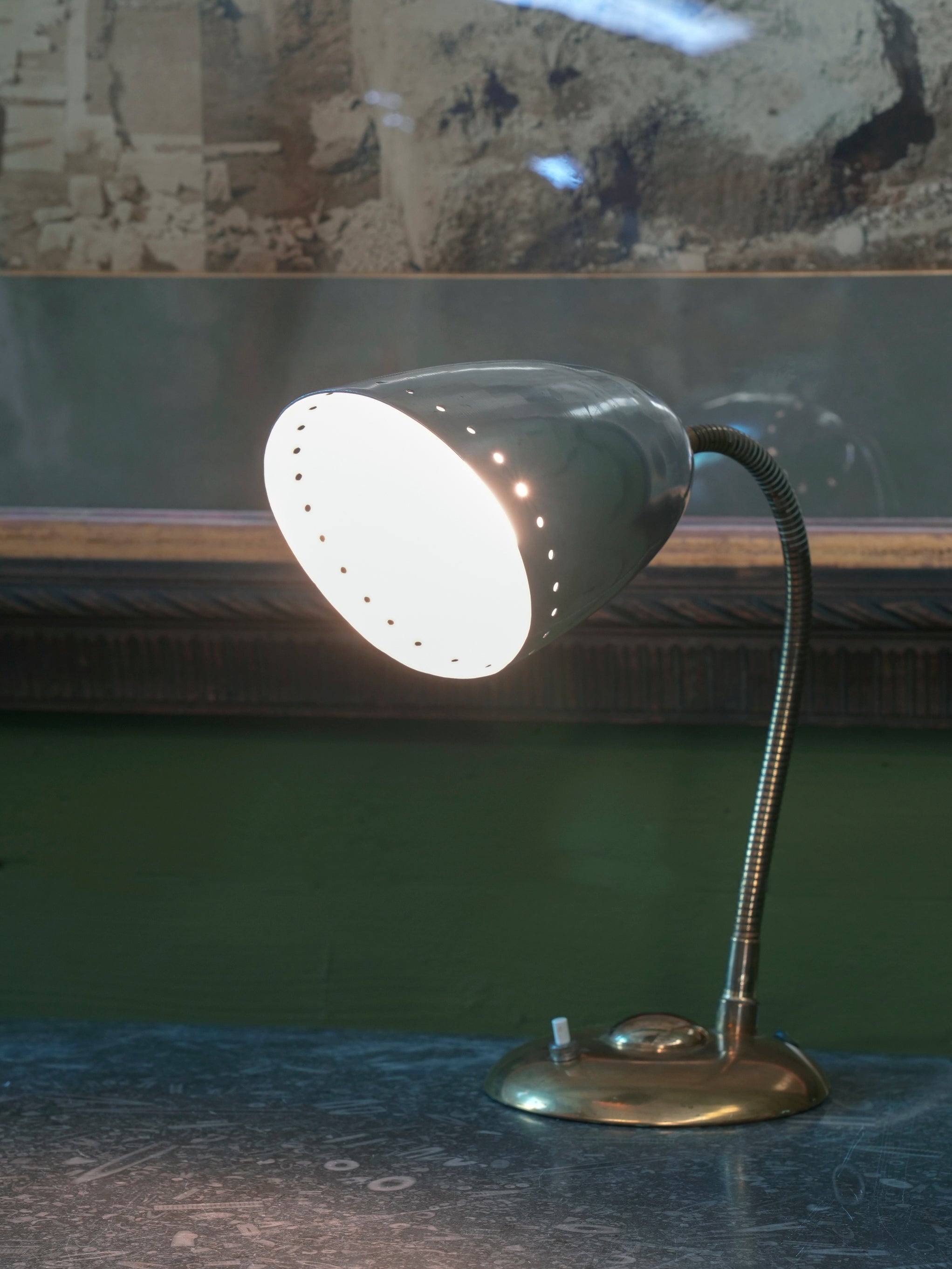 A Kurt Versen Desk Lamp