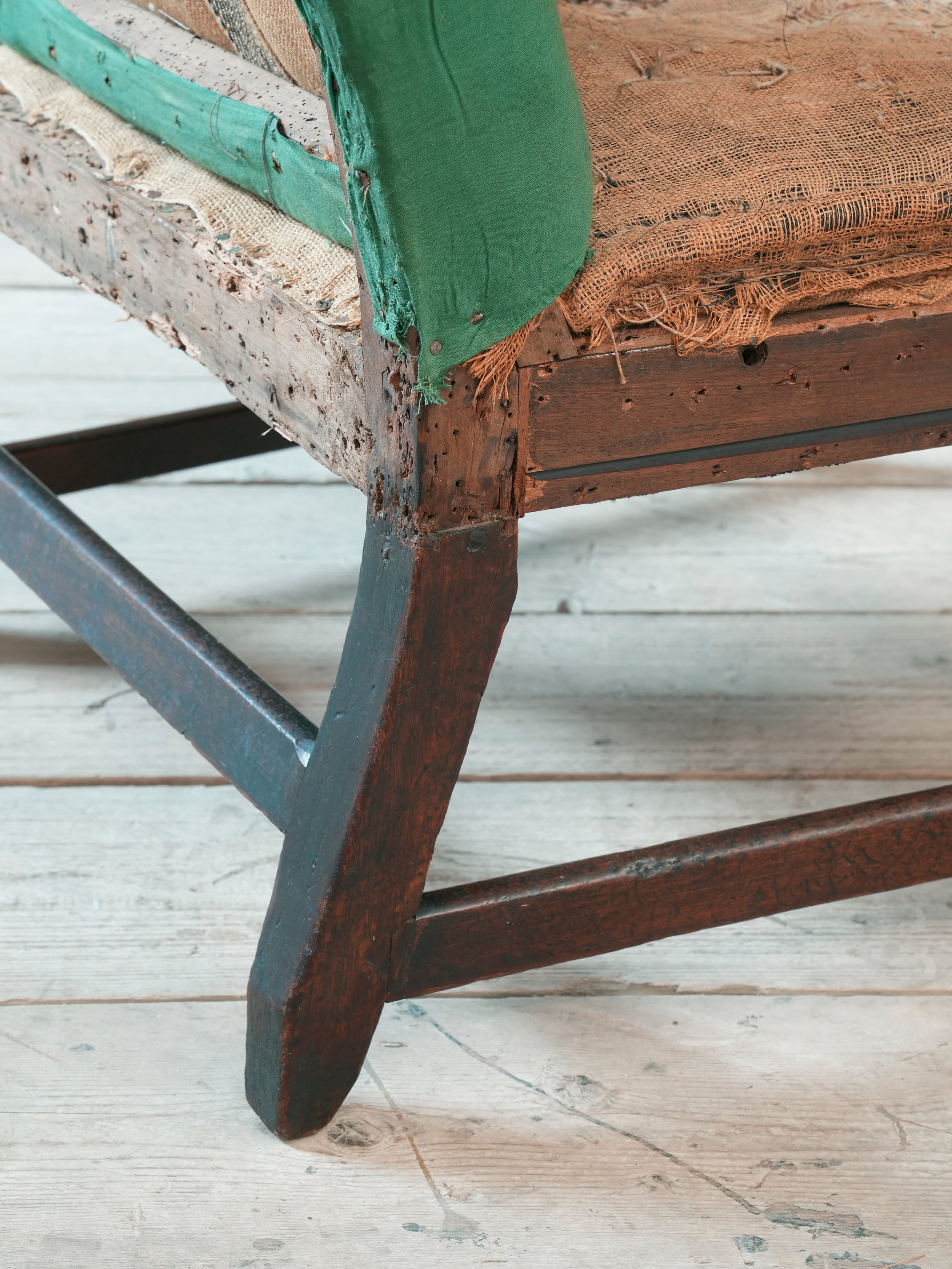 A George III Mahogany Gainsborough Armchair