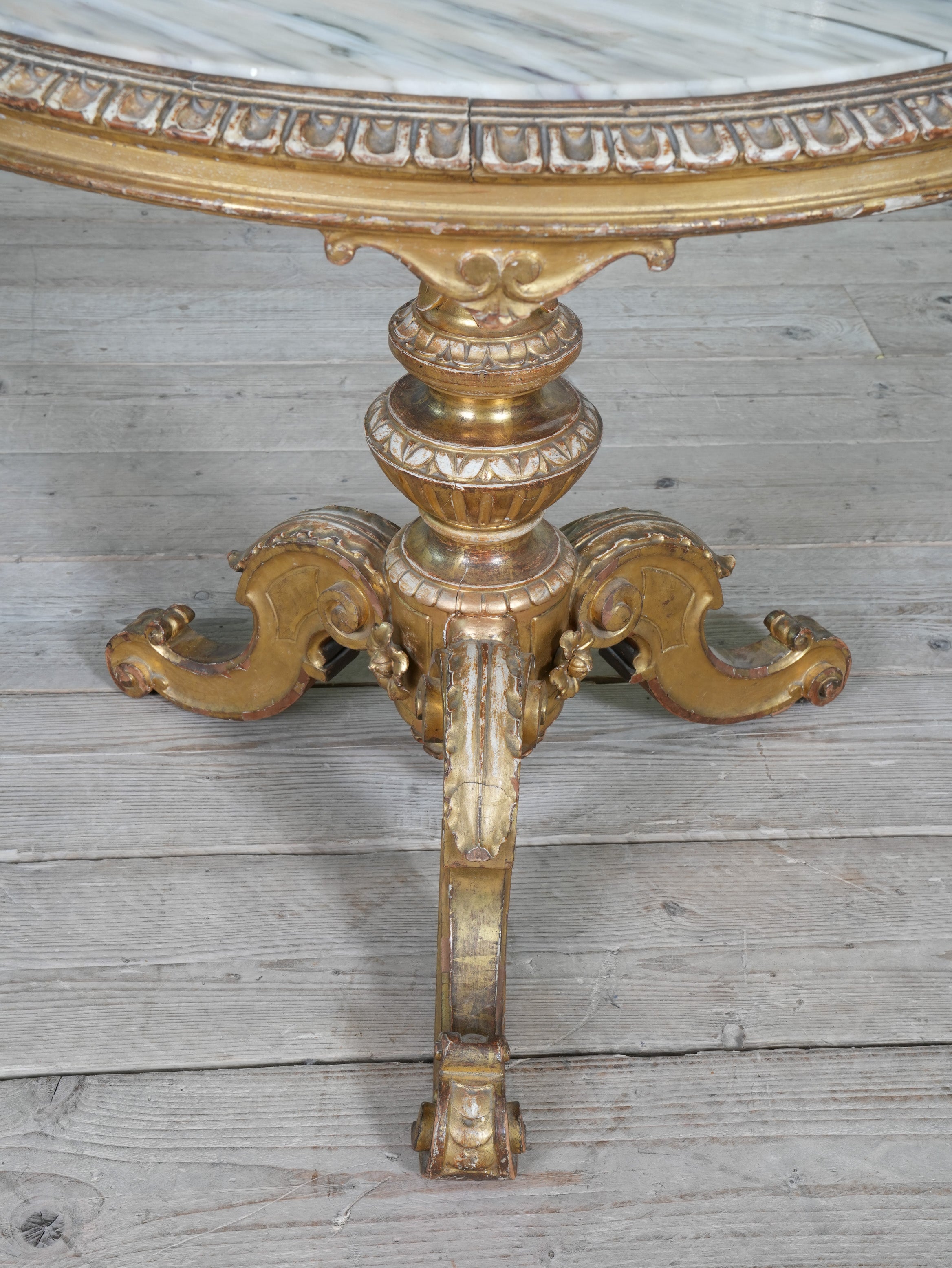A 19th Century Giltwood & Marble Centre Table