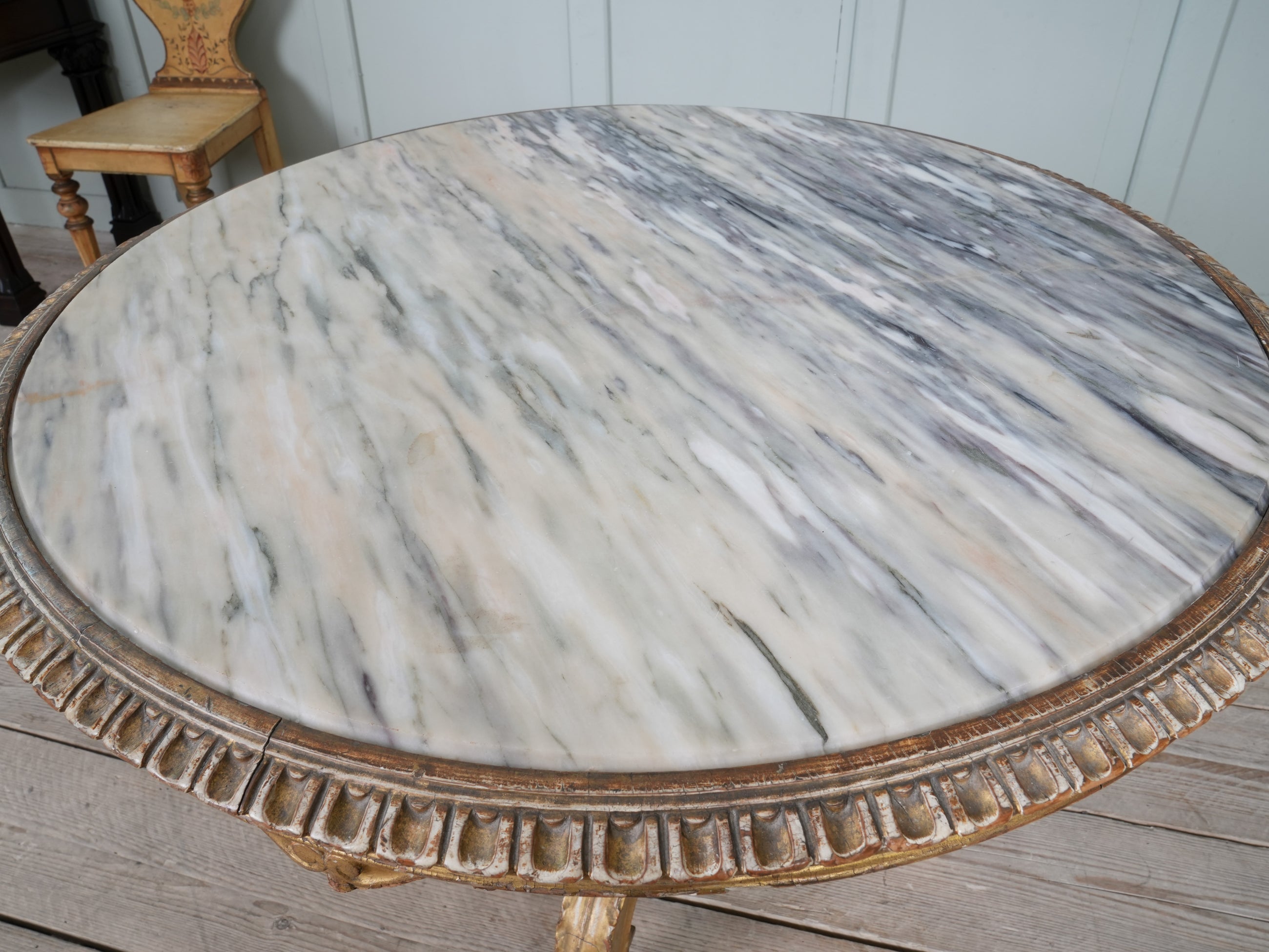 A 19th Century Giltwood & Marble Centre Table