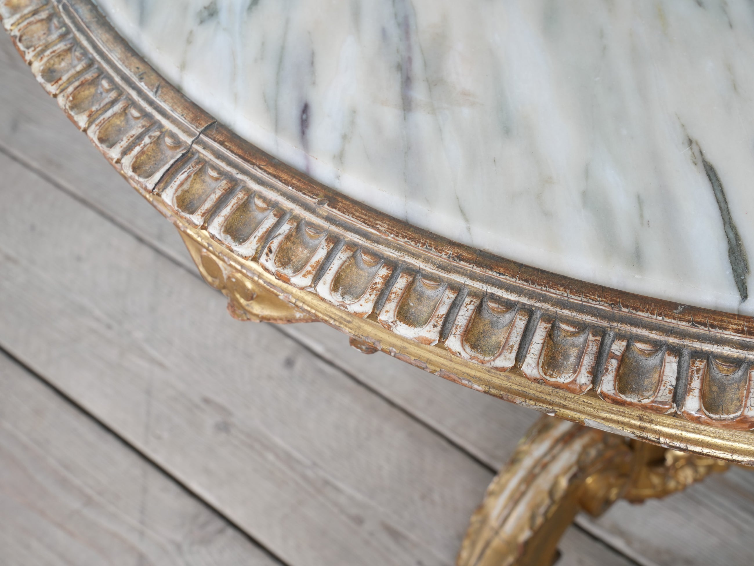 A 19th Century Giltwood & Marble Centre Table