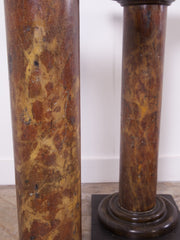 Marbleised Timber Columns