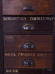 Church Candle Drawers