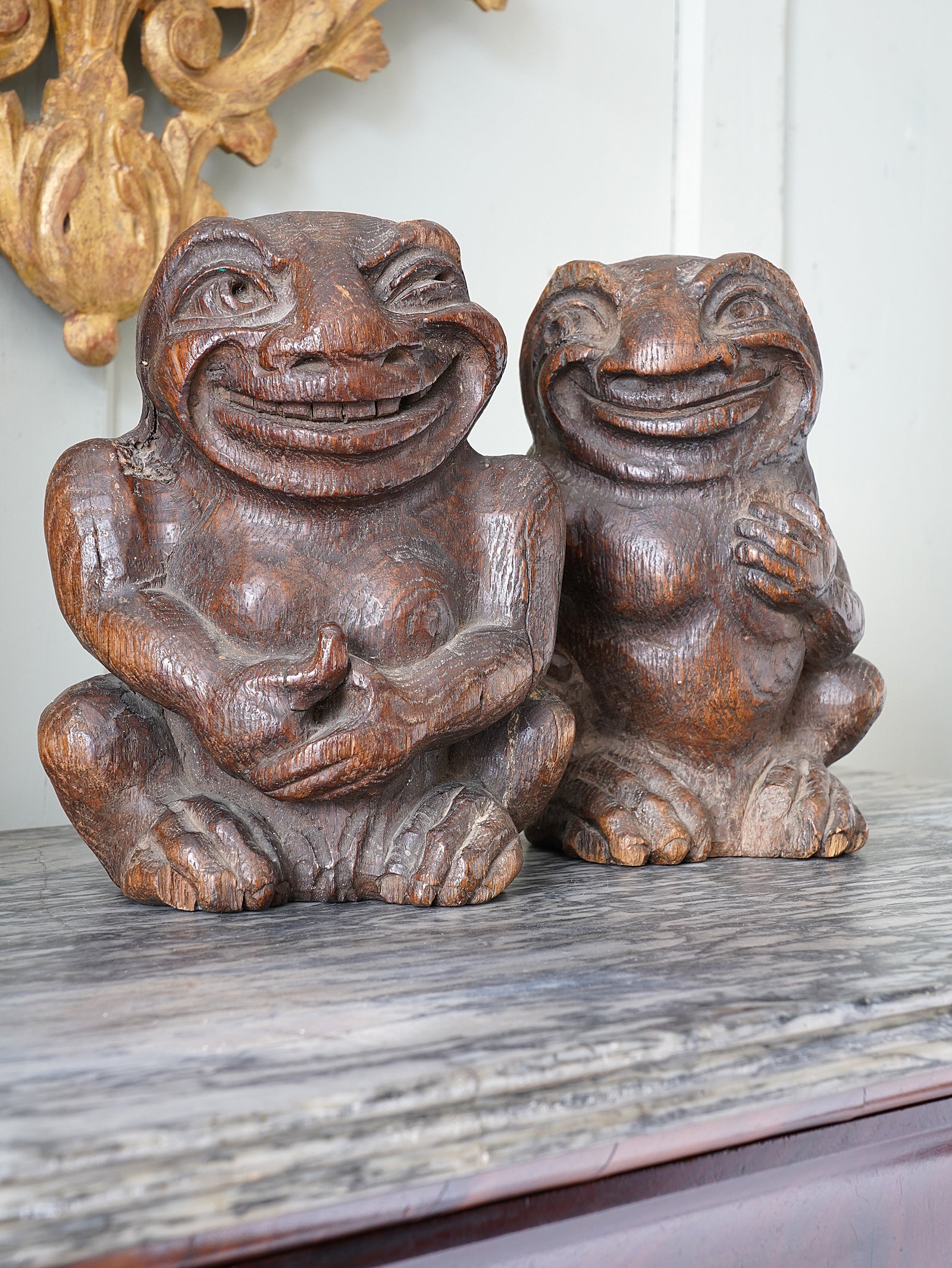 A Pair of 19th Century Grotesque Figures