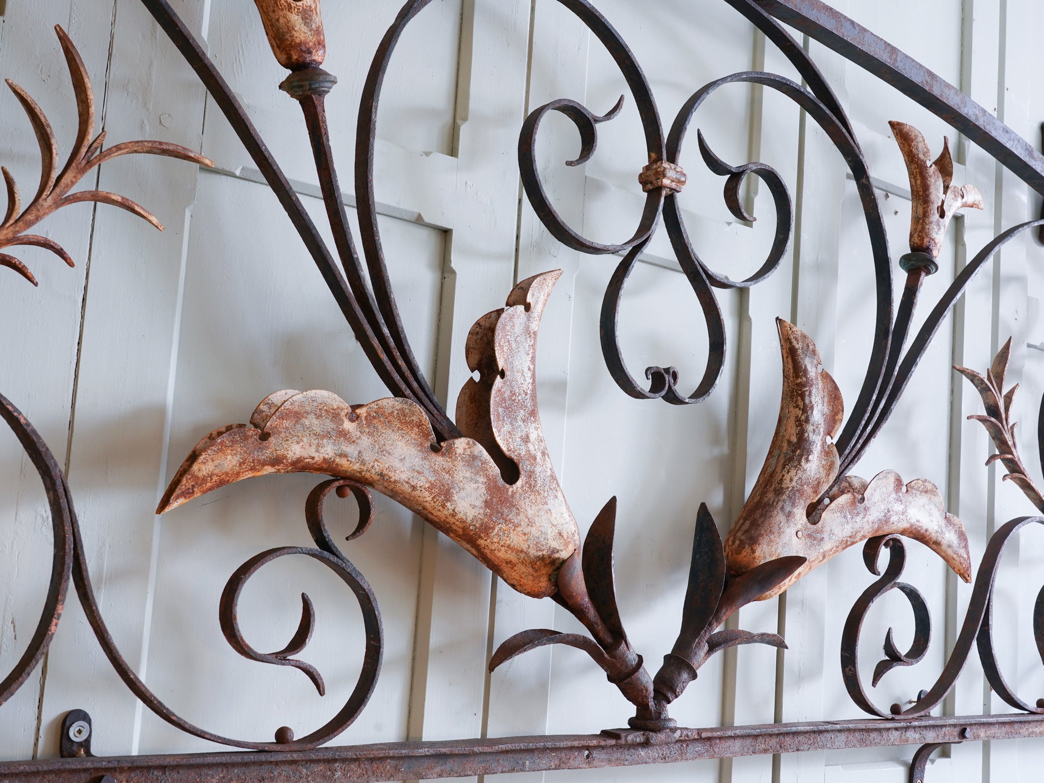 A George III Wrought Iron Overthrow