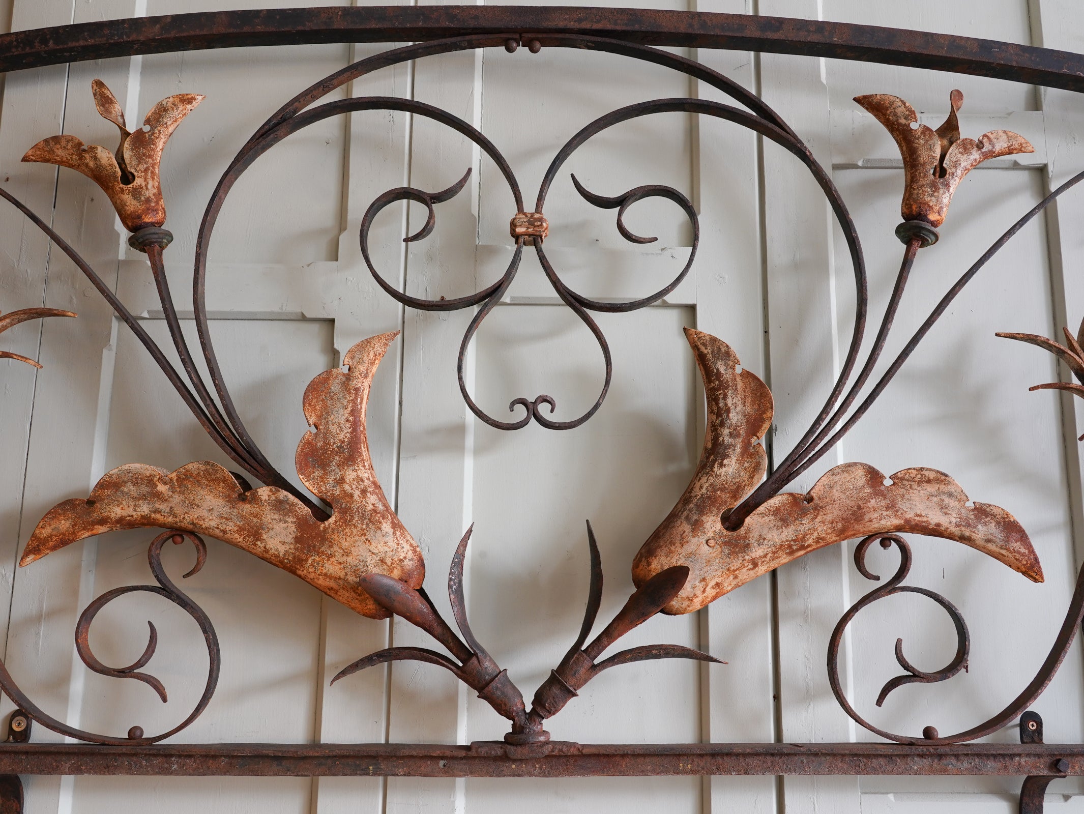 A George III Wrought Iron Overthrow