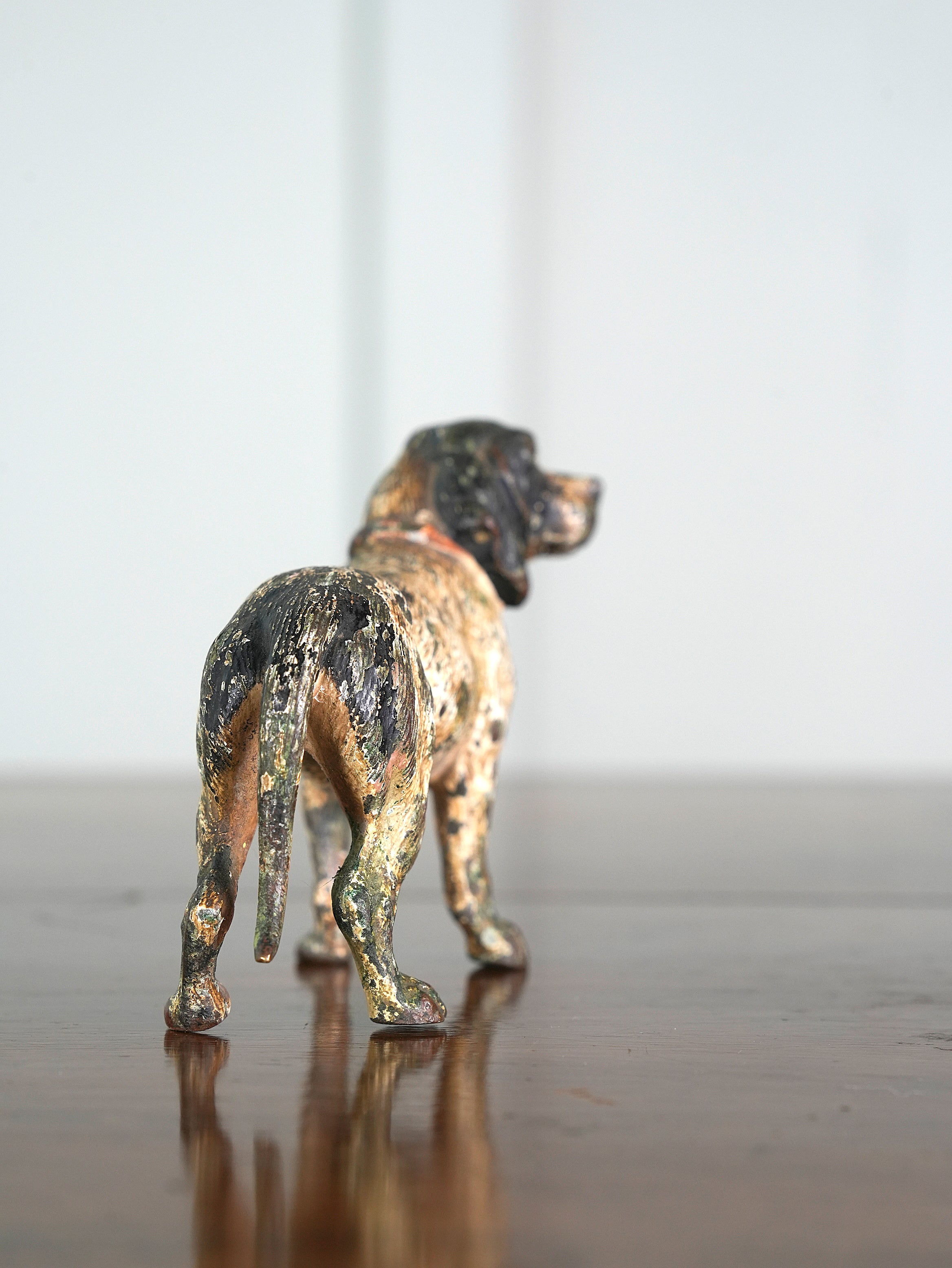 An Austrian Cold Painted Bronze Spaniel