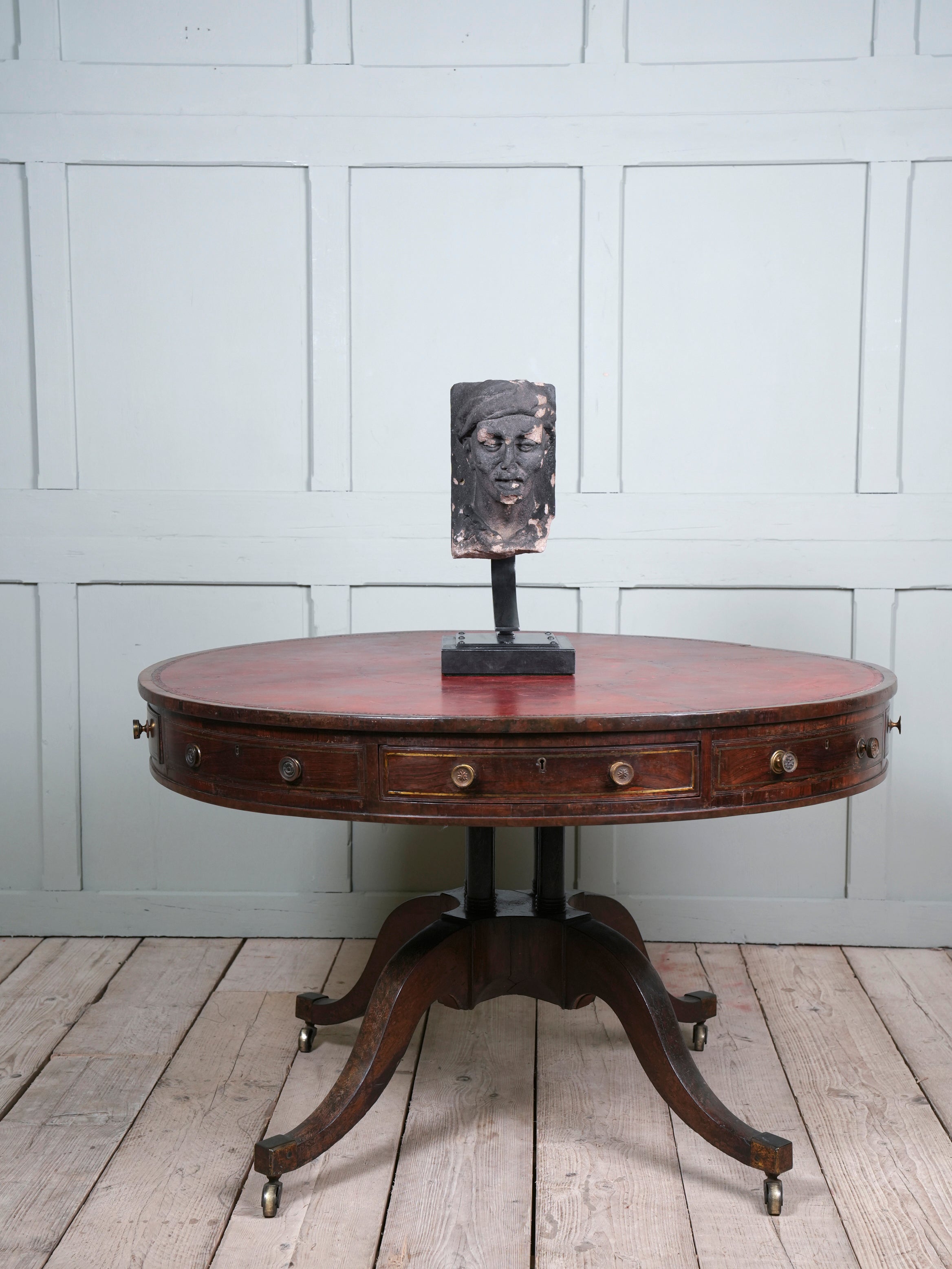 A 19th Century Carved Sand Stone Male Bust