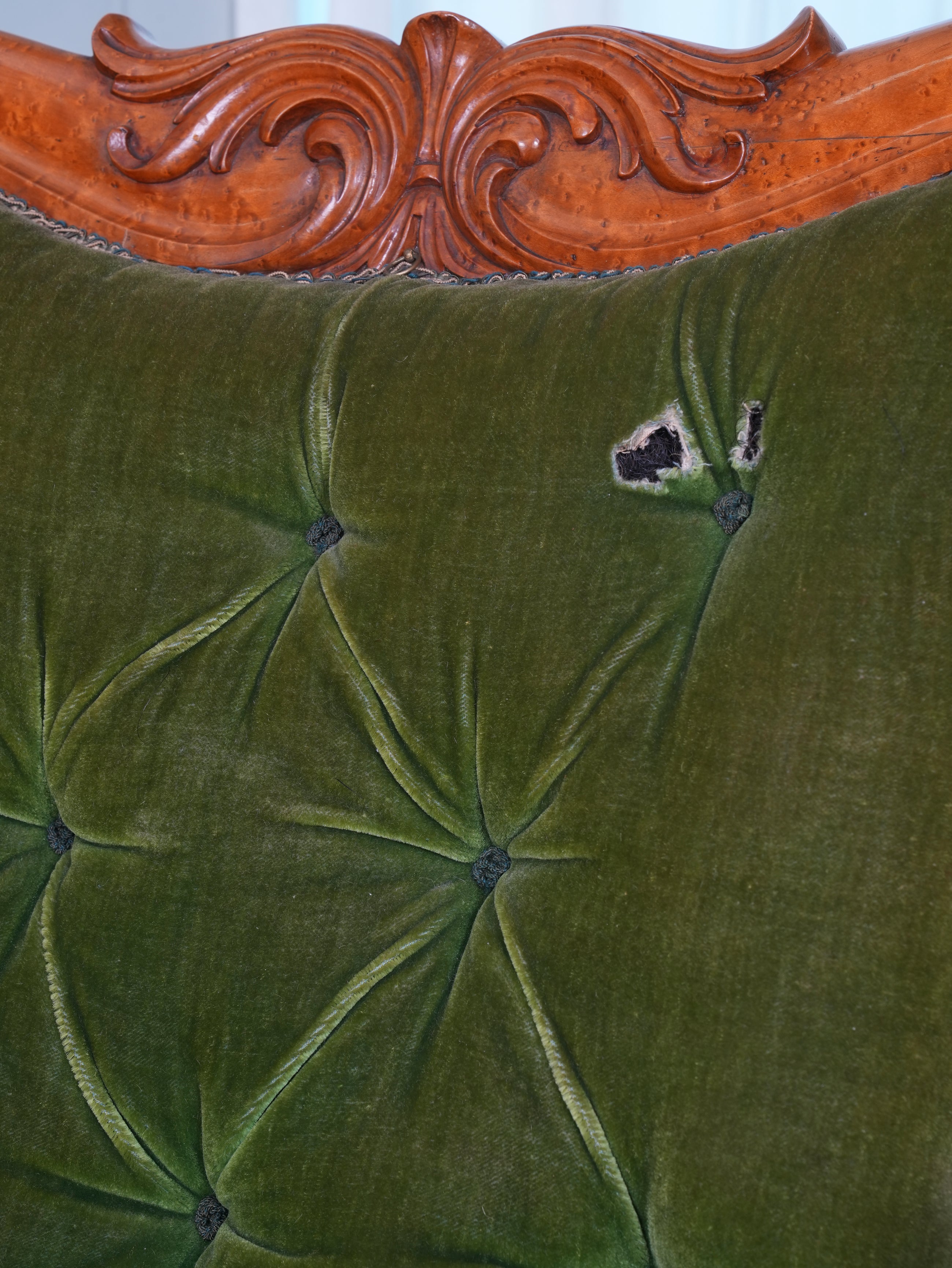 A William IV Birds Eye Maple Armchair