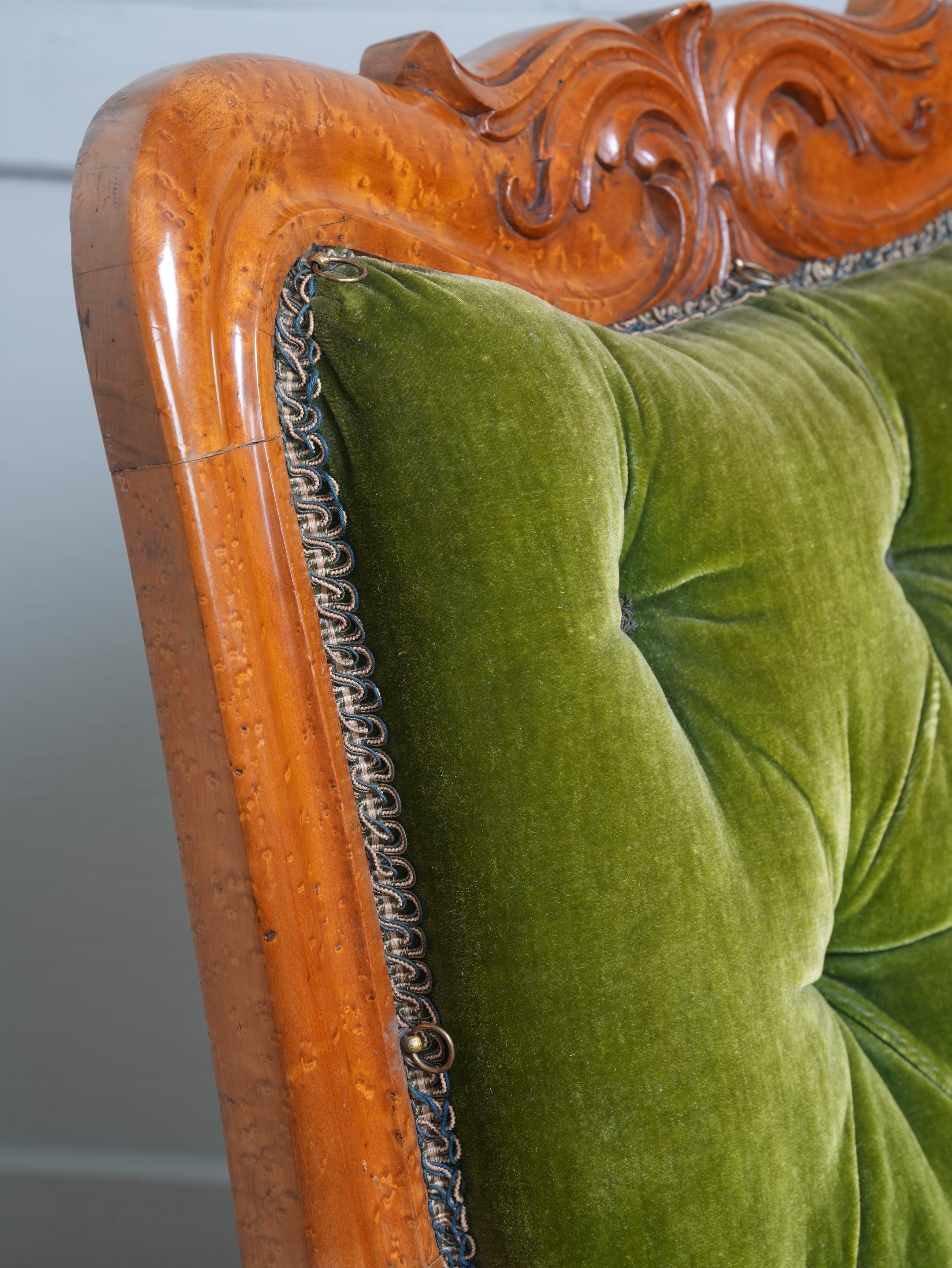 A William IV Birds Eye Maple Armchair