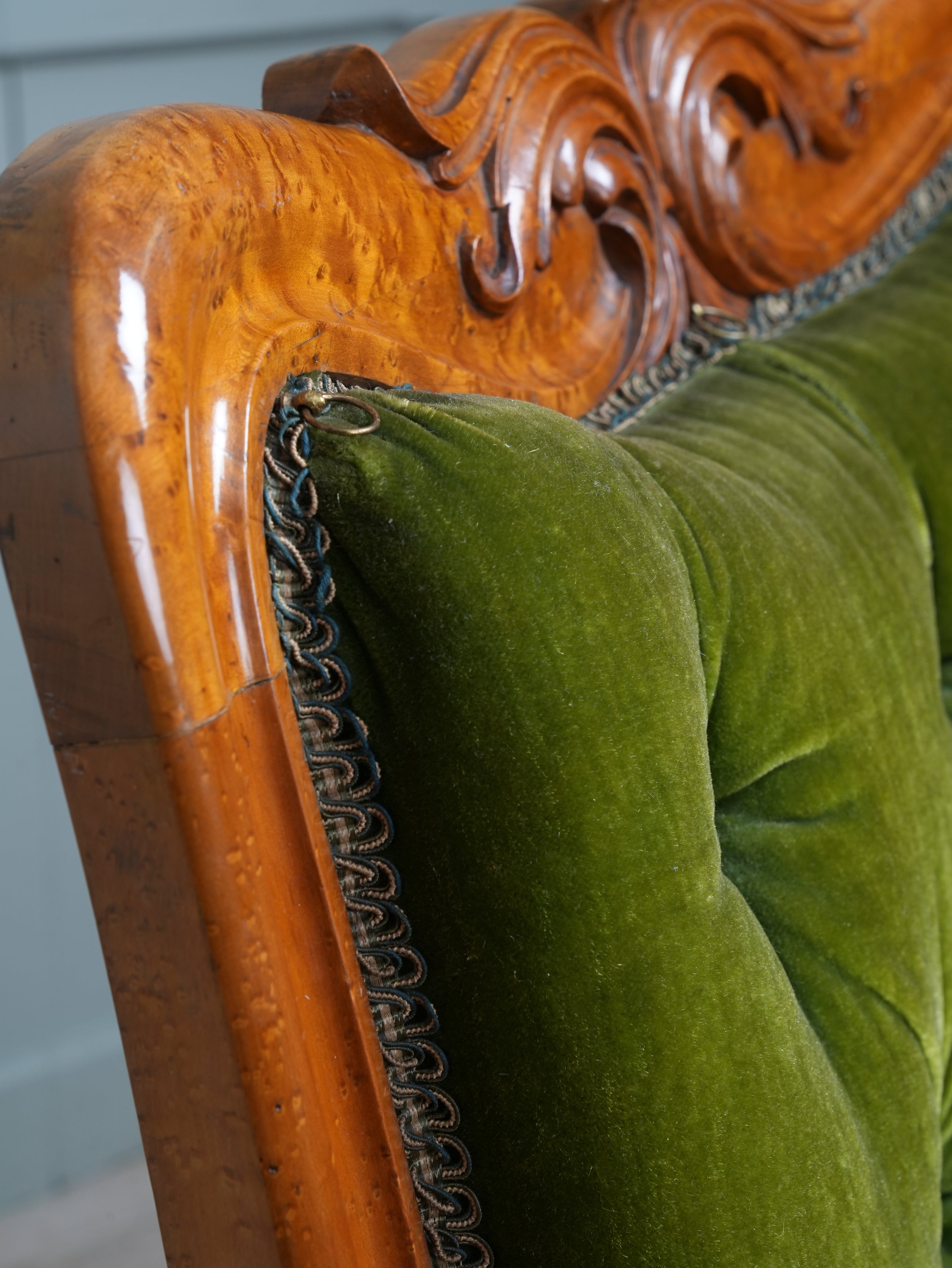 A William IV Birds Eye Maple Armchair