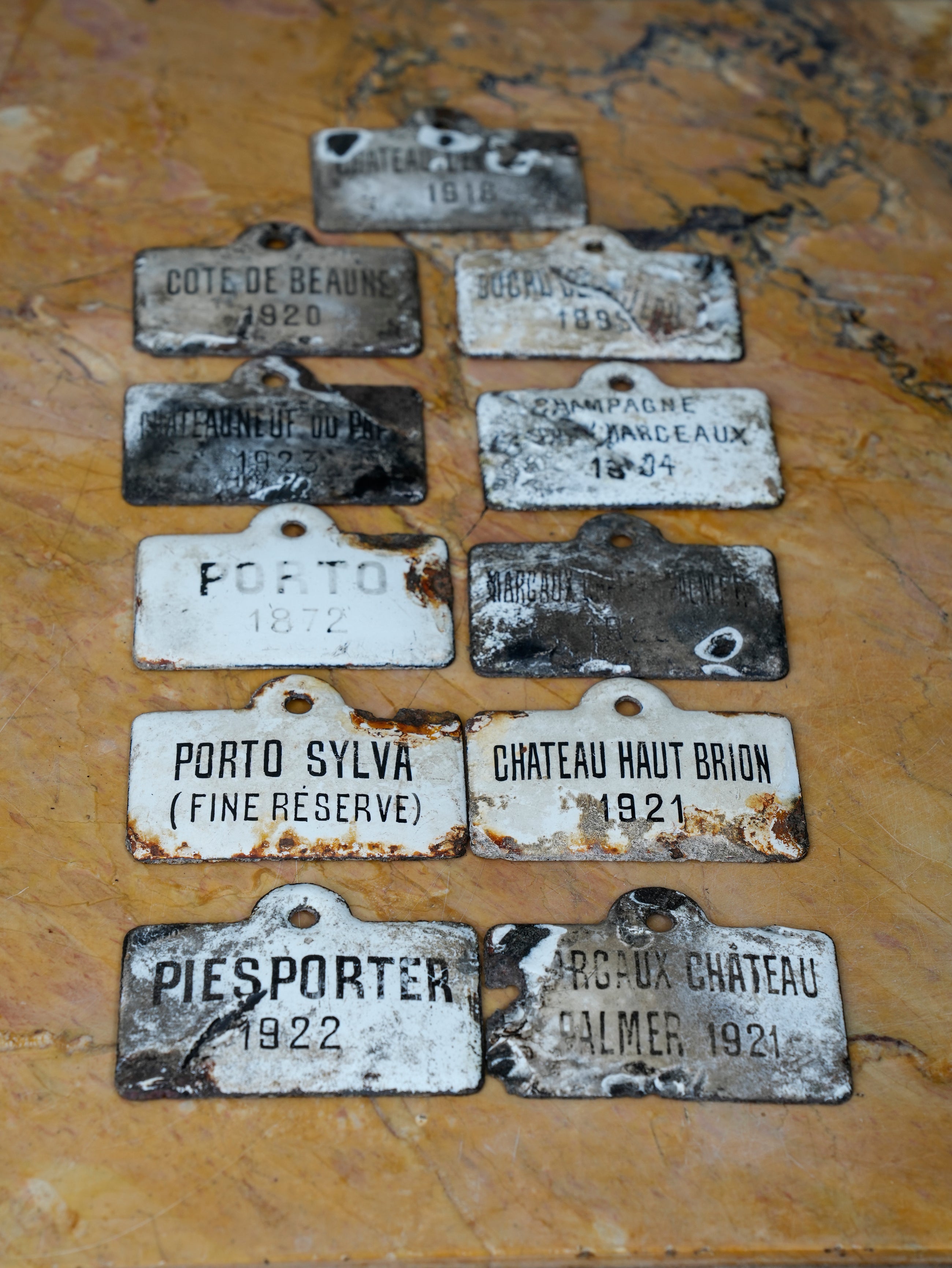A Collection of French Wine Cellar Labels