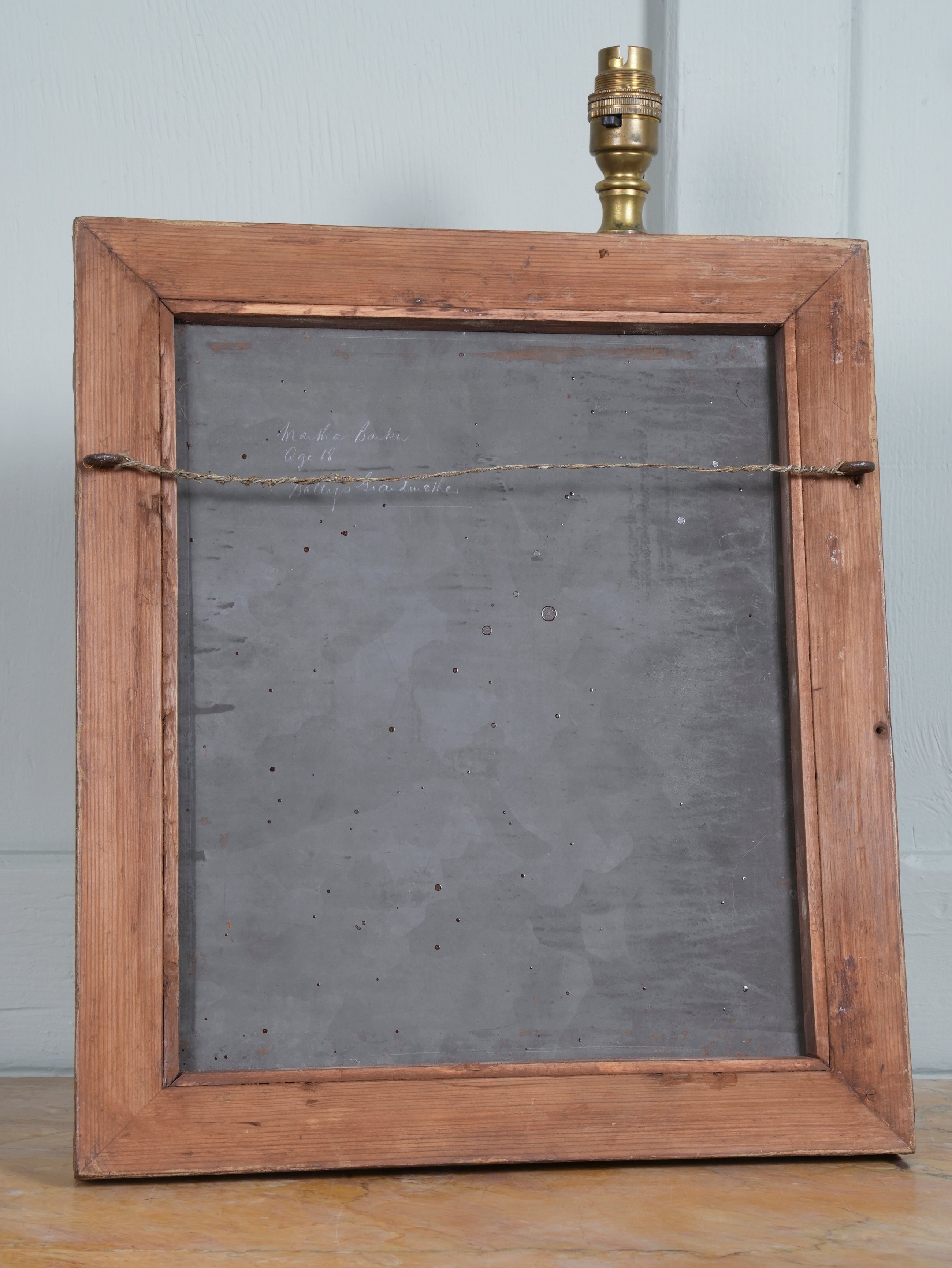 18th Century Oil on Tin of Martha Barker