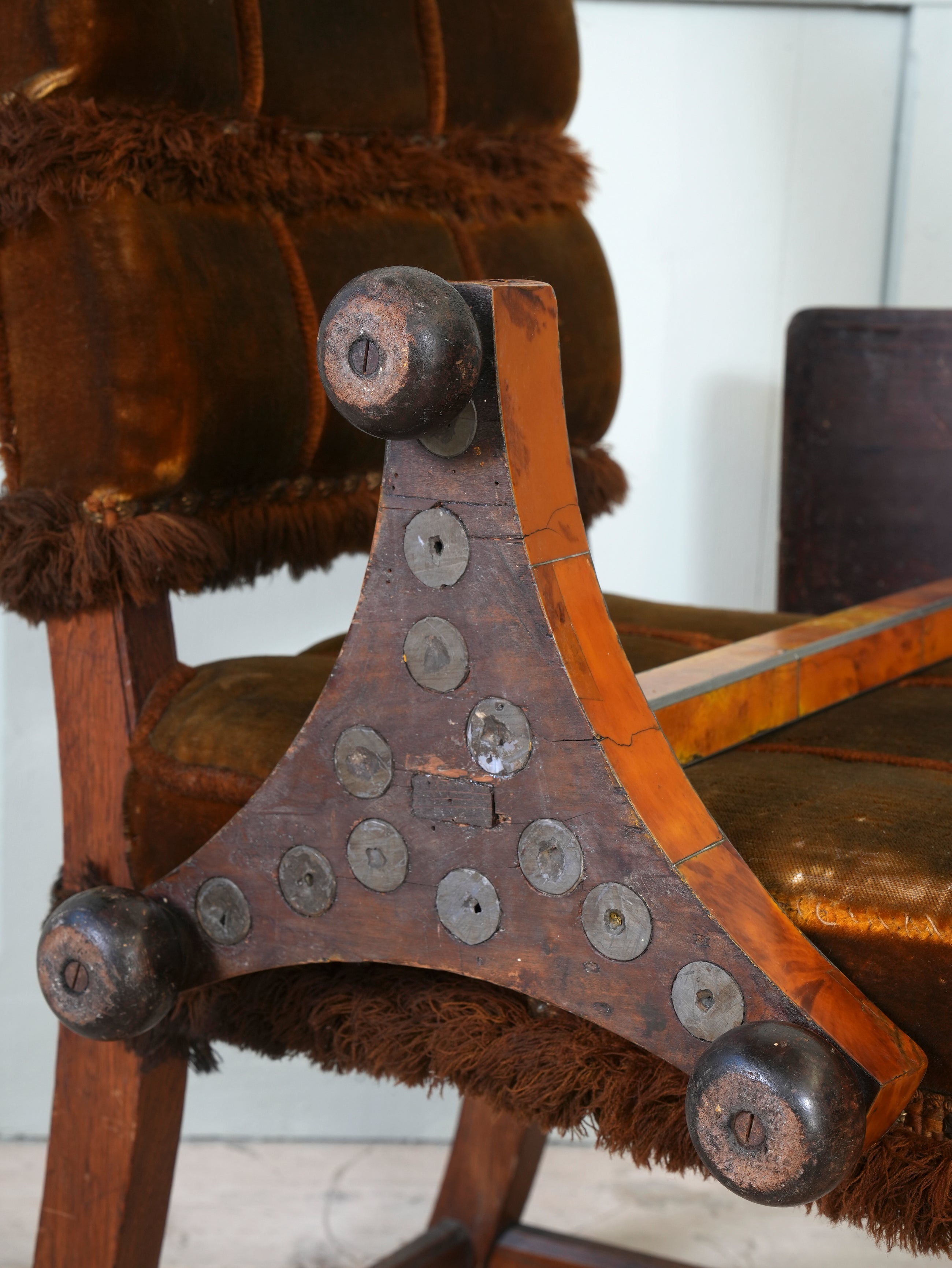 A Regency Tortoiseshell & Pewter Occasional Table