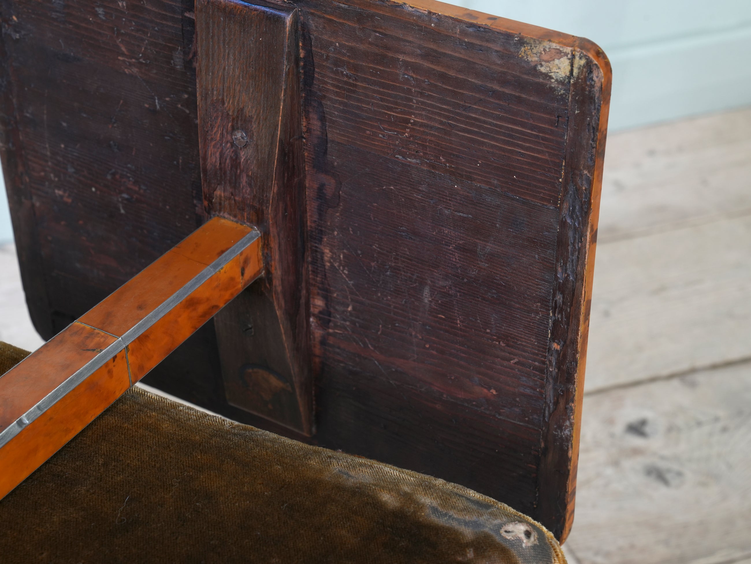 A Regency Tortoiseshell & Pewter Occasional Table