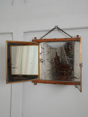 A French Tryptic Wall Mirror