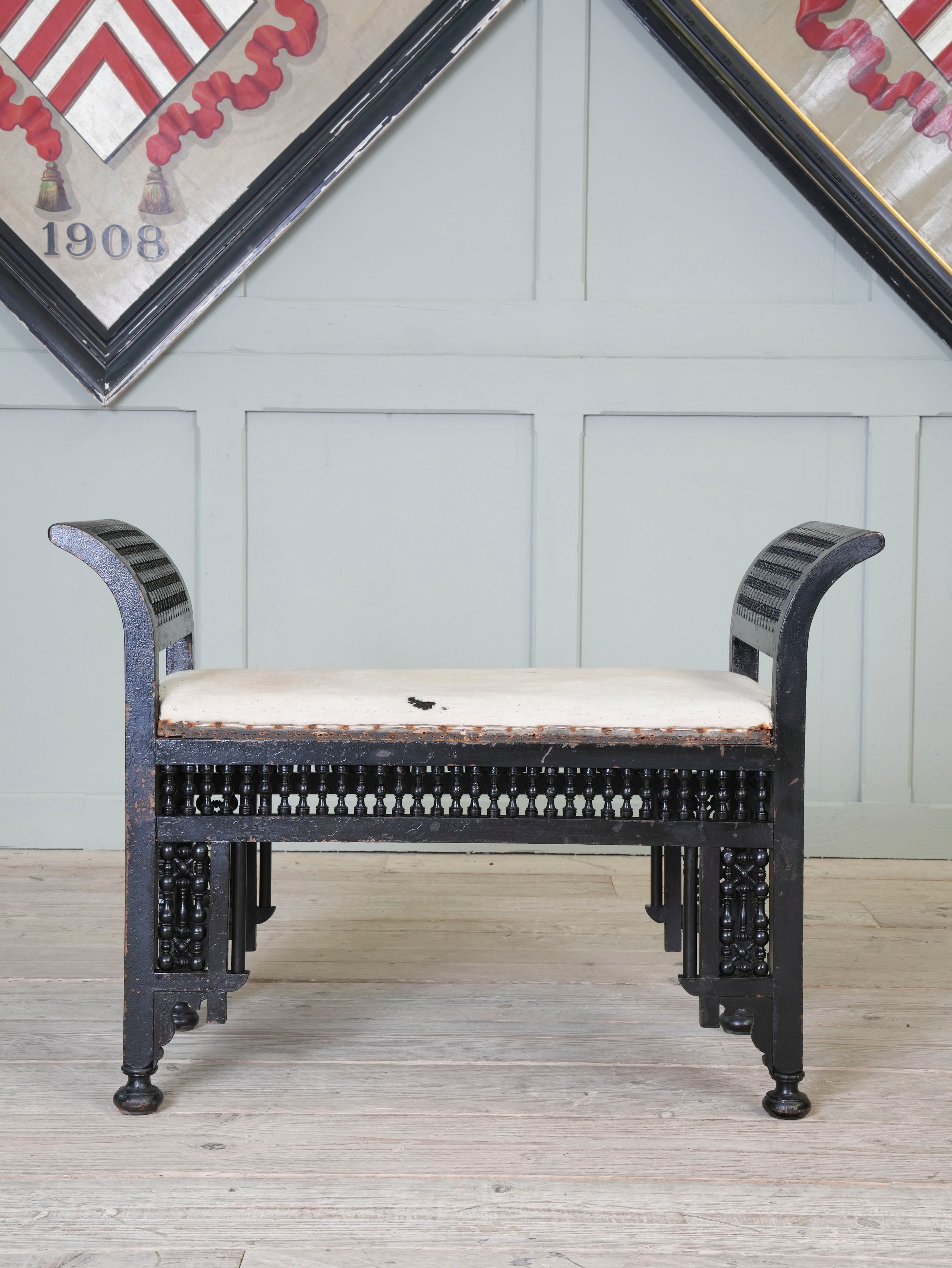 A Moorish Upholstered Stool