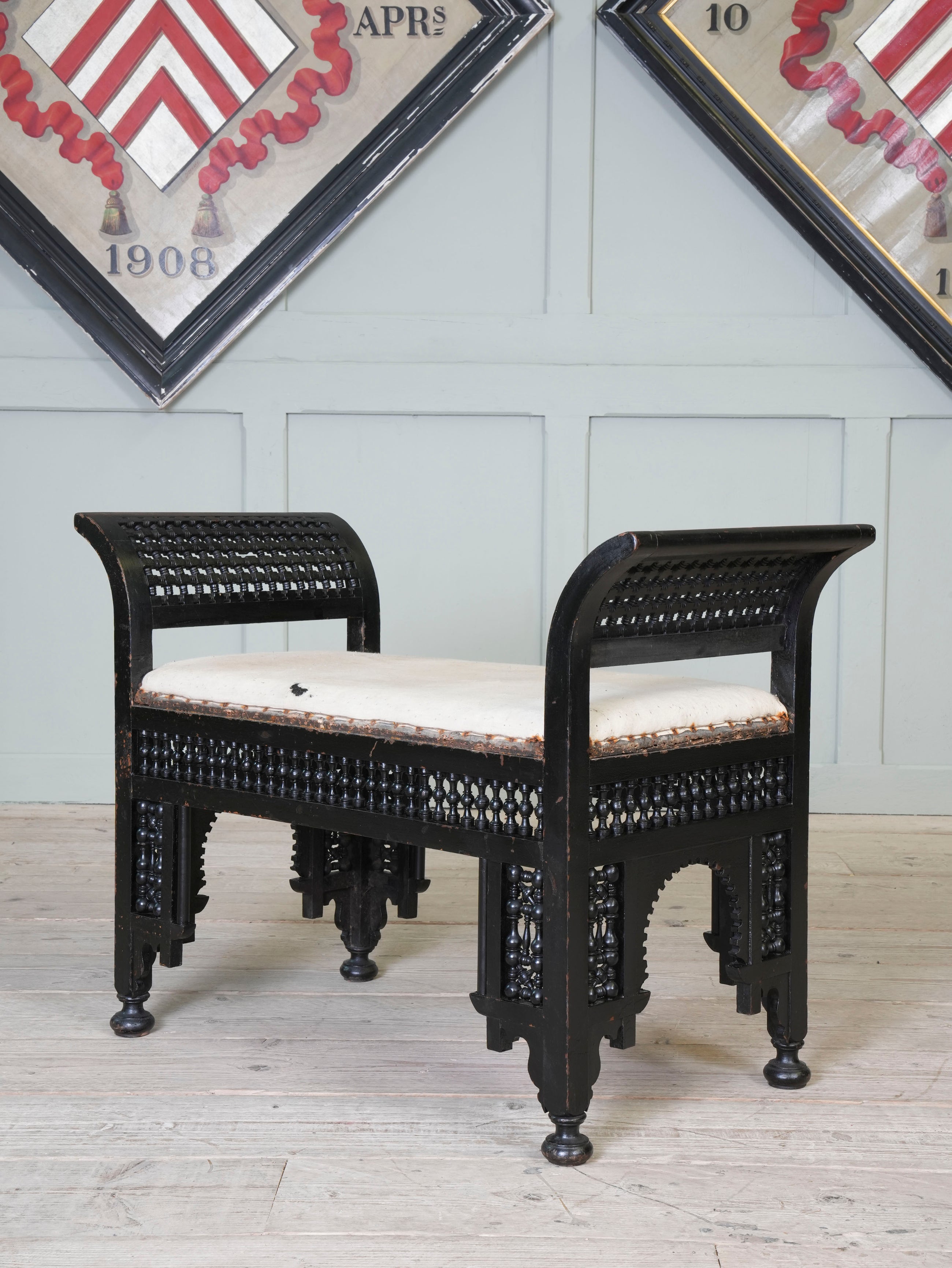 A Moorish Upholstered Stool