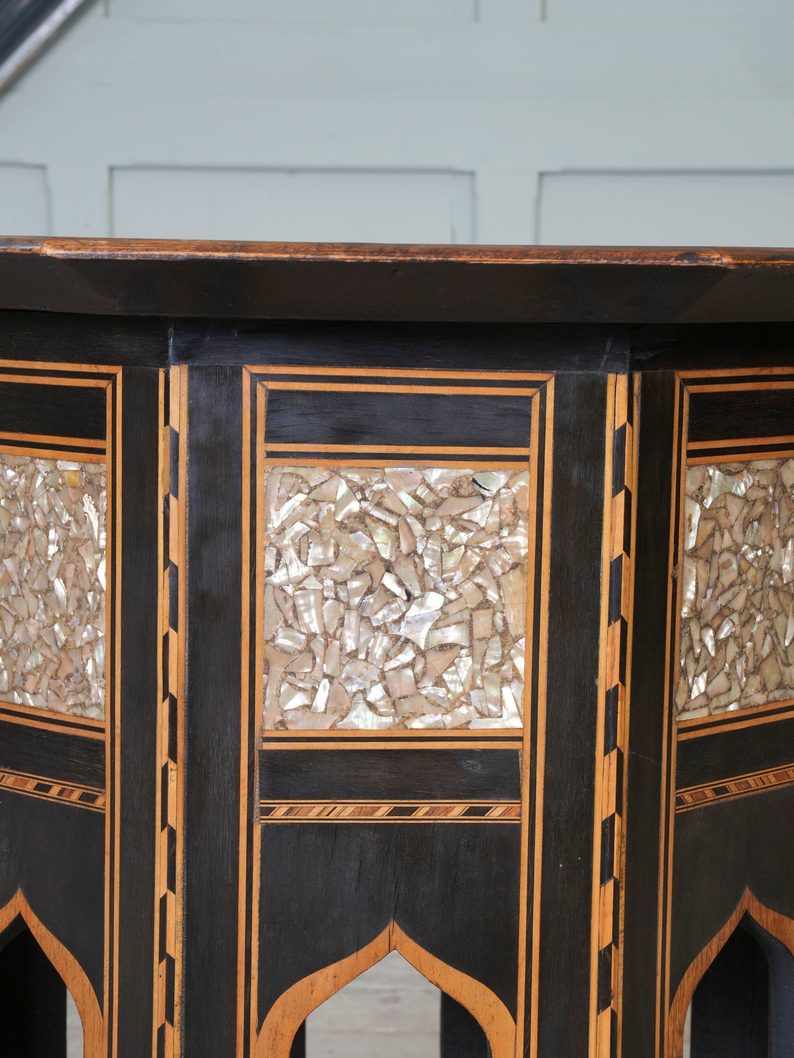 A Large Octagonal Ottoman Occasional Table