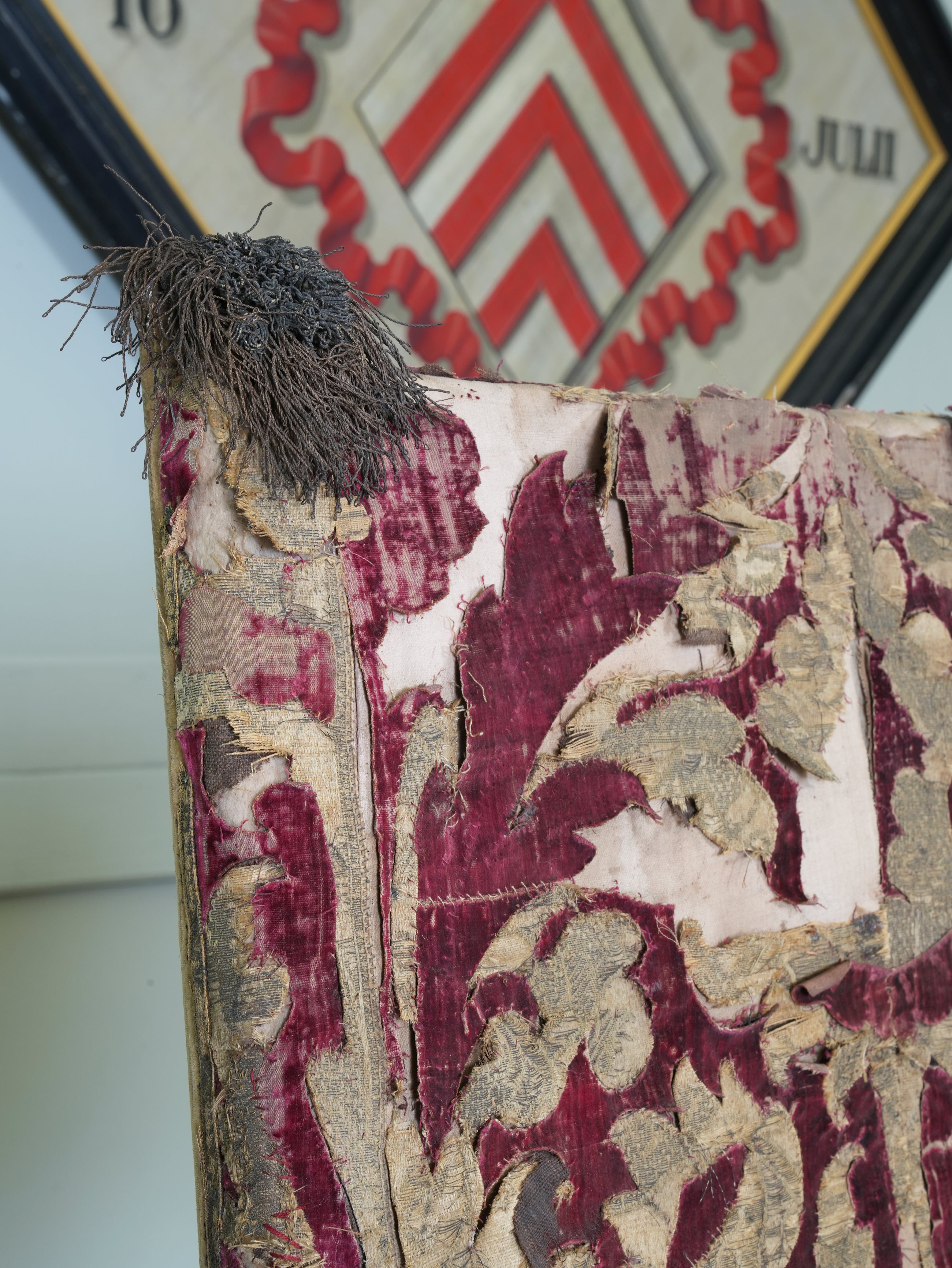 A Pair of Velvet Chairs in the manner of Lenygon & Sons