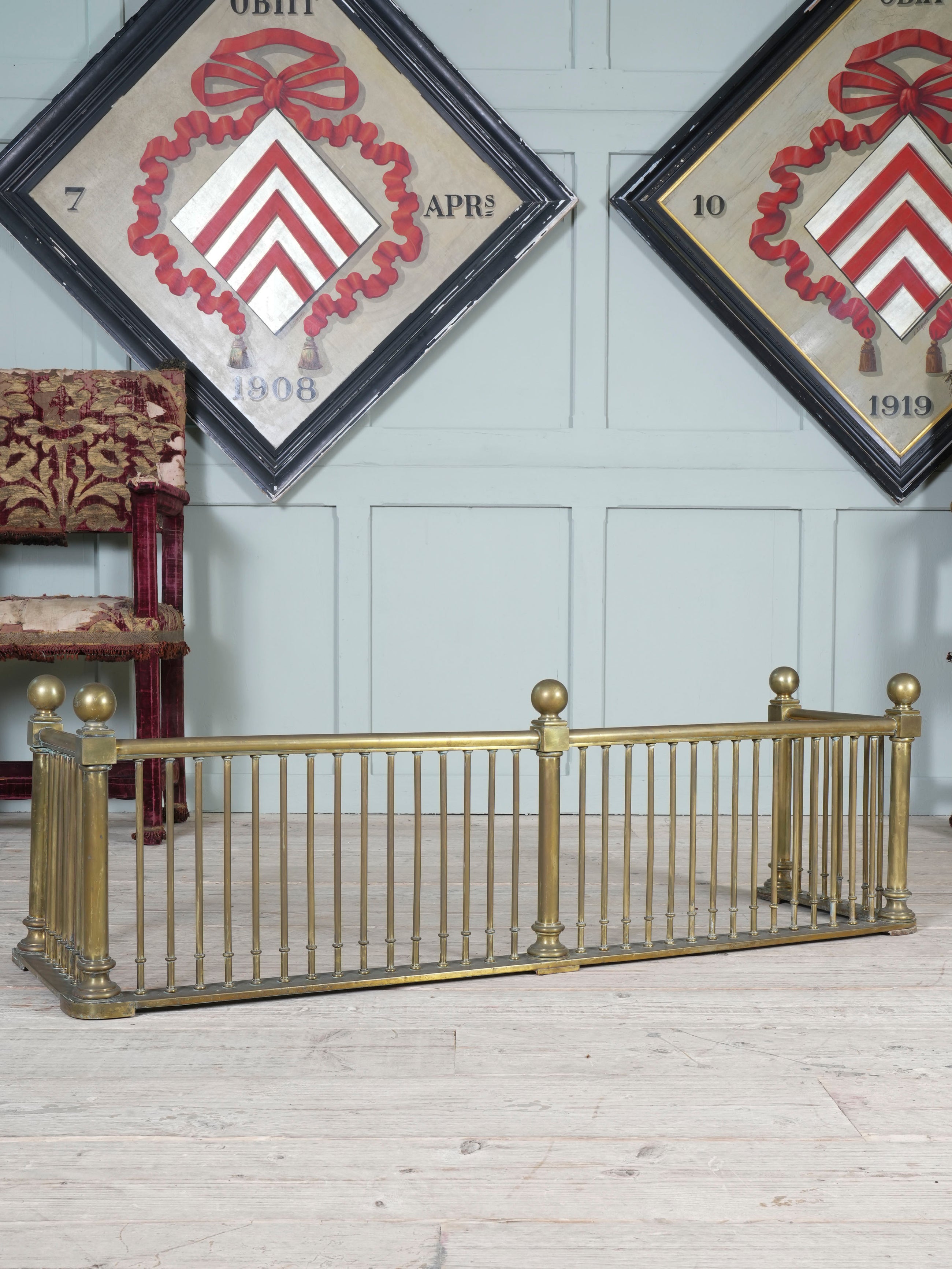 A 19th Century Brass Fender