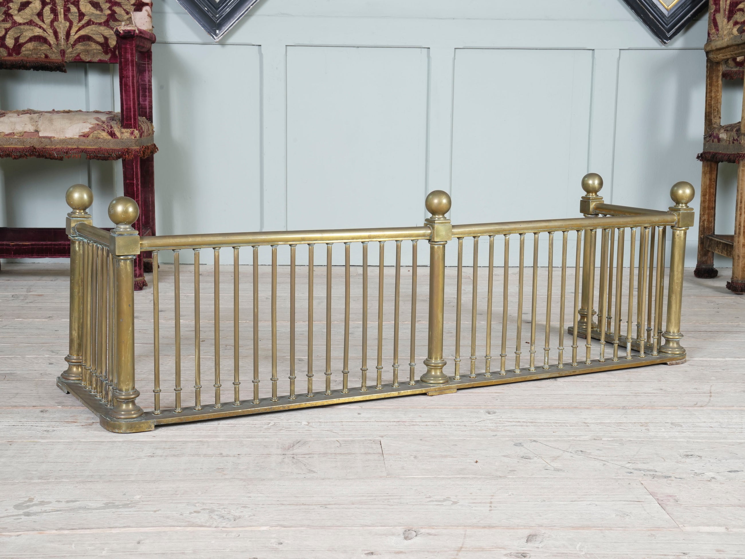 A 19th Century Brass Fender