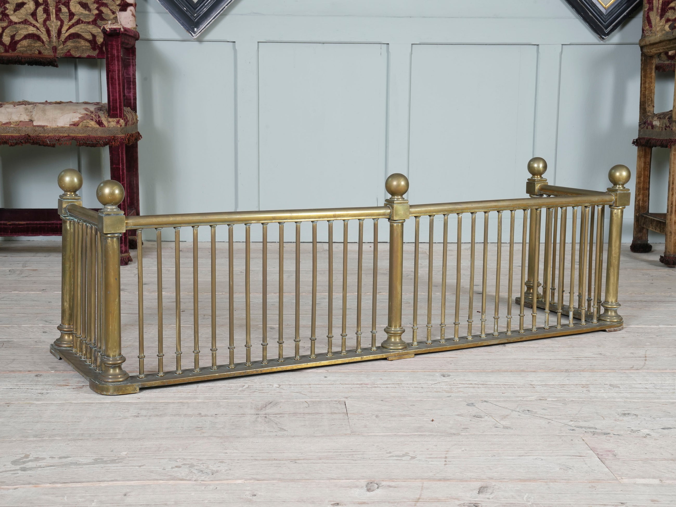 A 19th Century Brass Fender