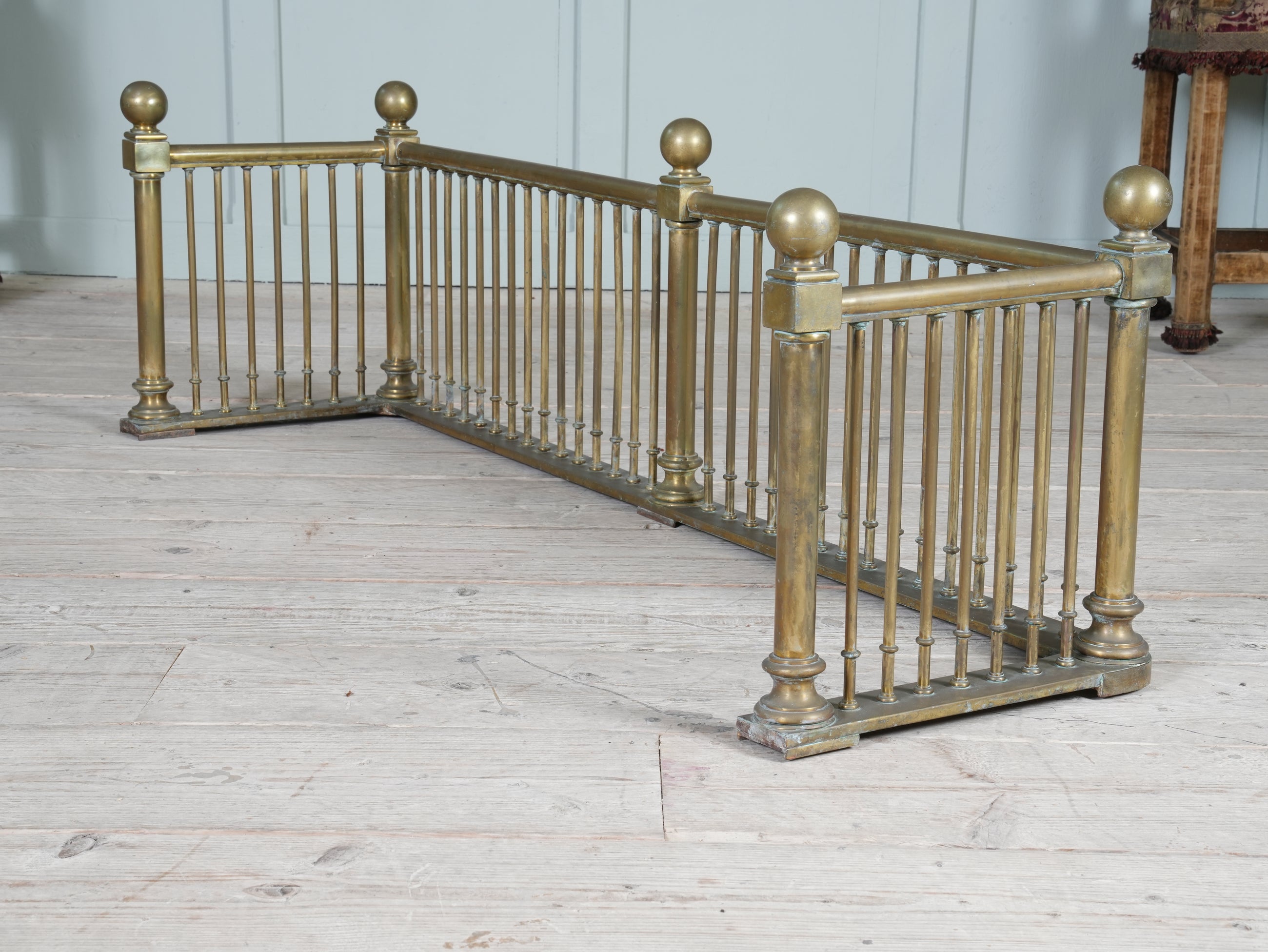 A 19th Century Brass Fender