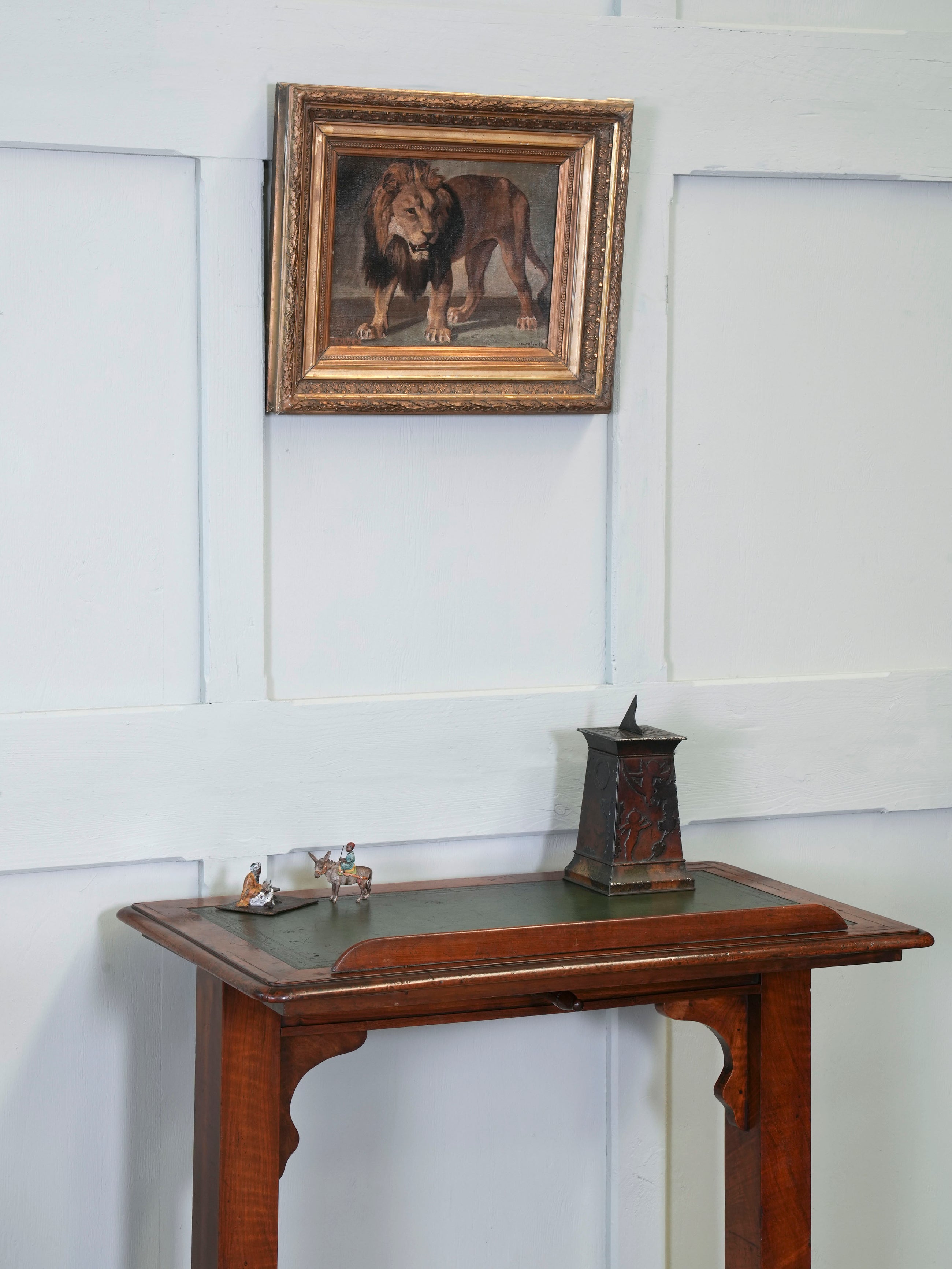 A 19th Century Oil On Board