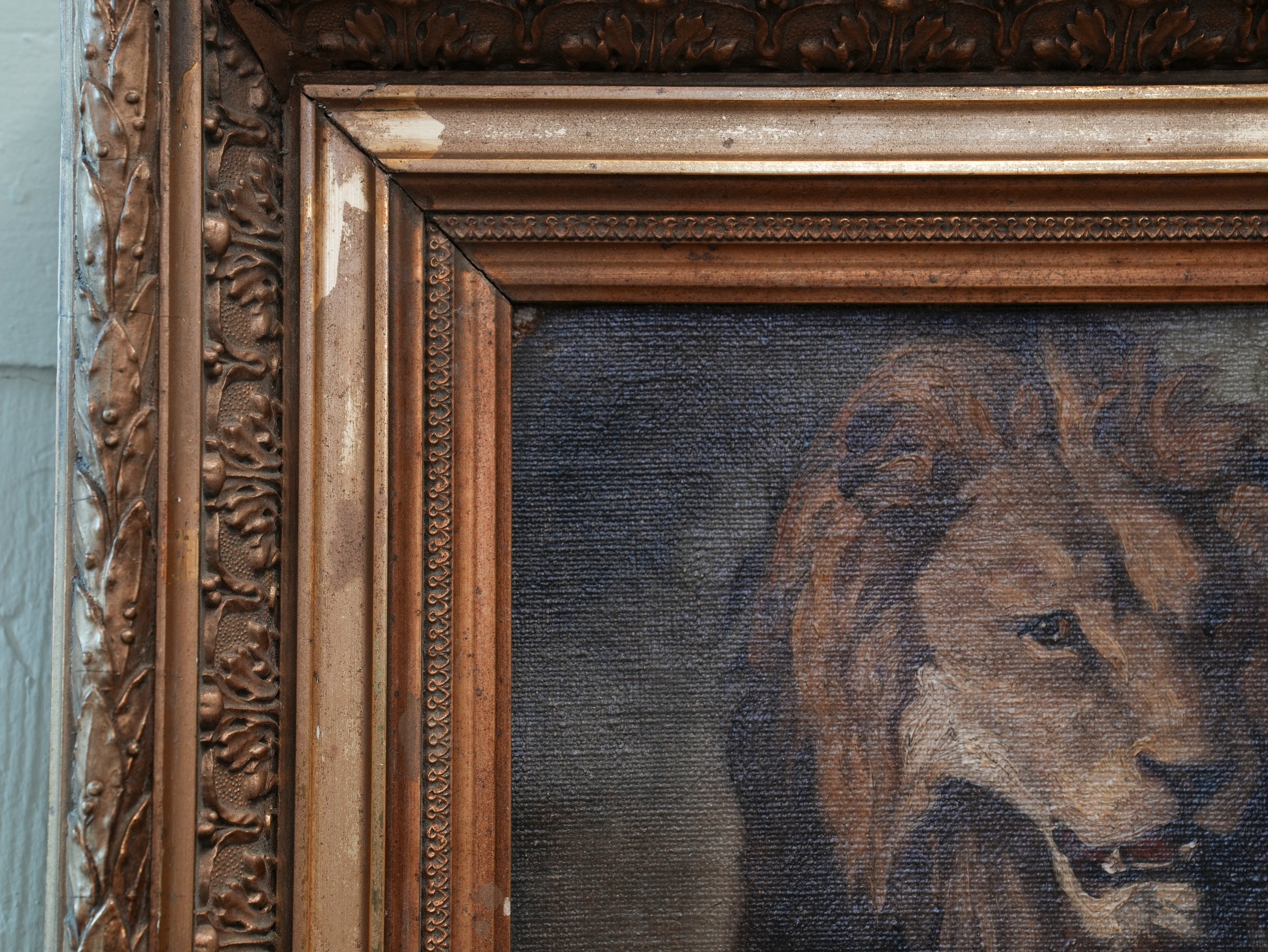 A 19th Century Oil On Board