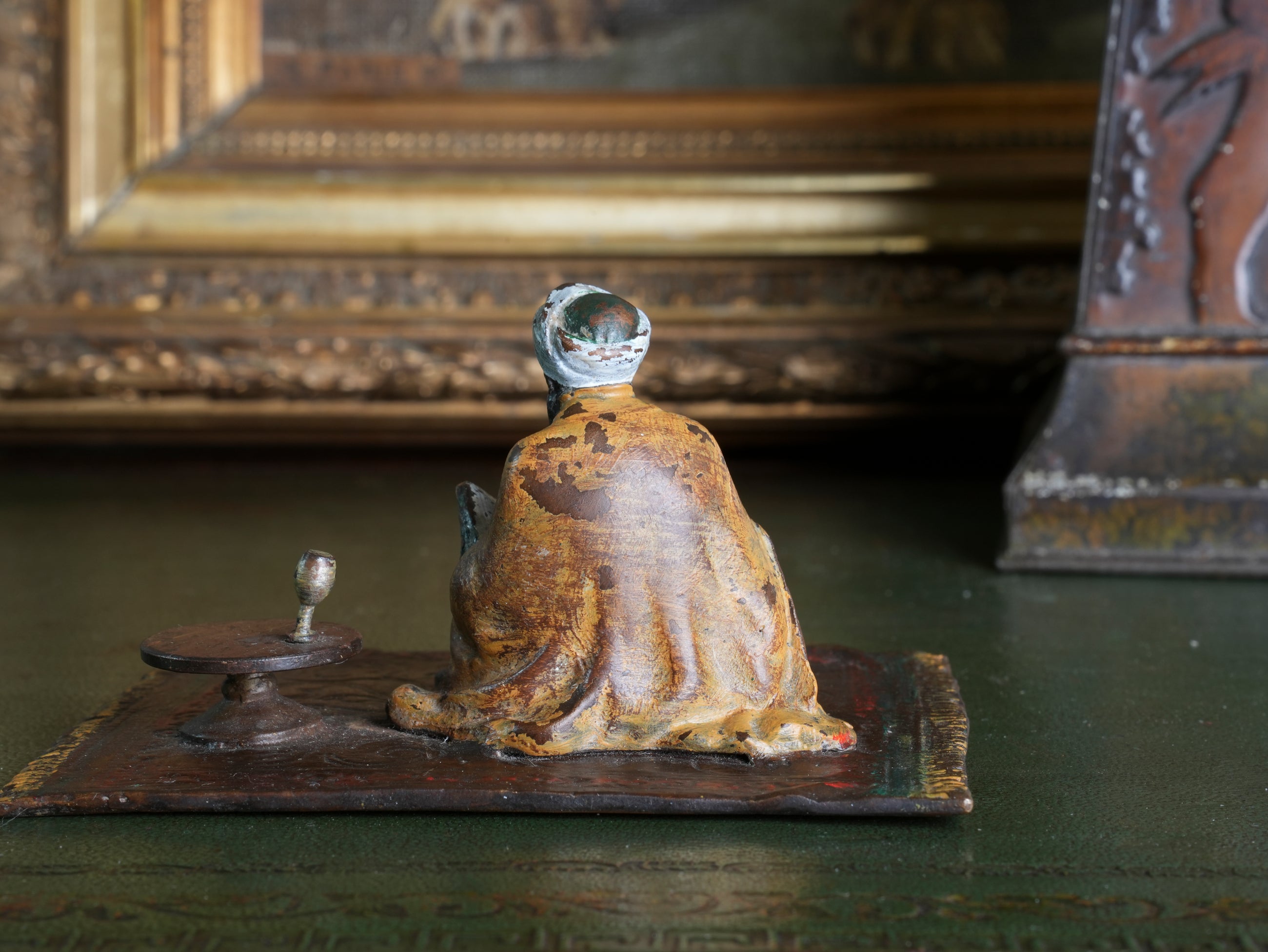 A Franz Bergman Bedouin Cold Painted Bronze