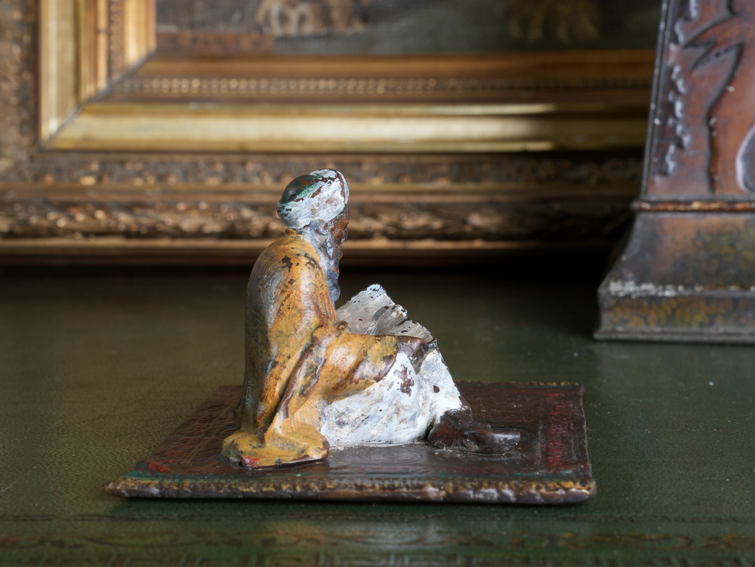 A Franz Bergman Bedouin Cold Painted Bronze