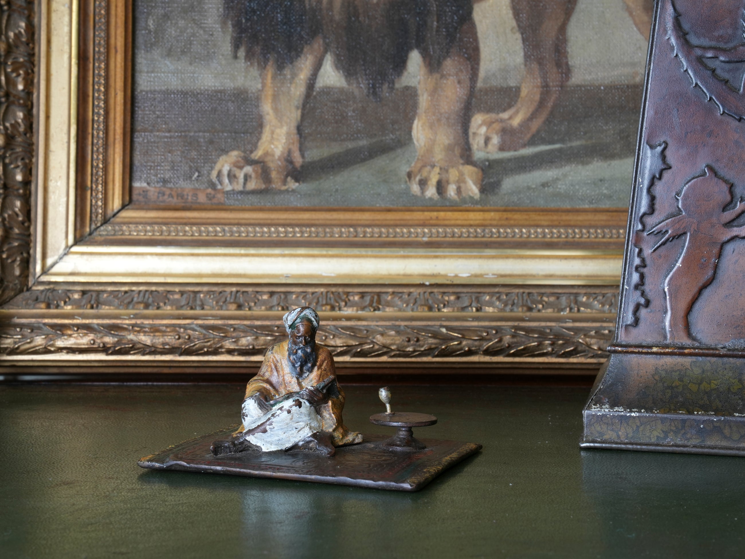 A Franz Bergman Bedouin Cold Painted Bronze