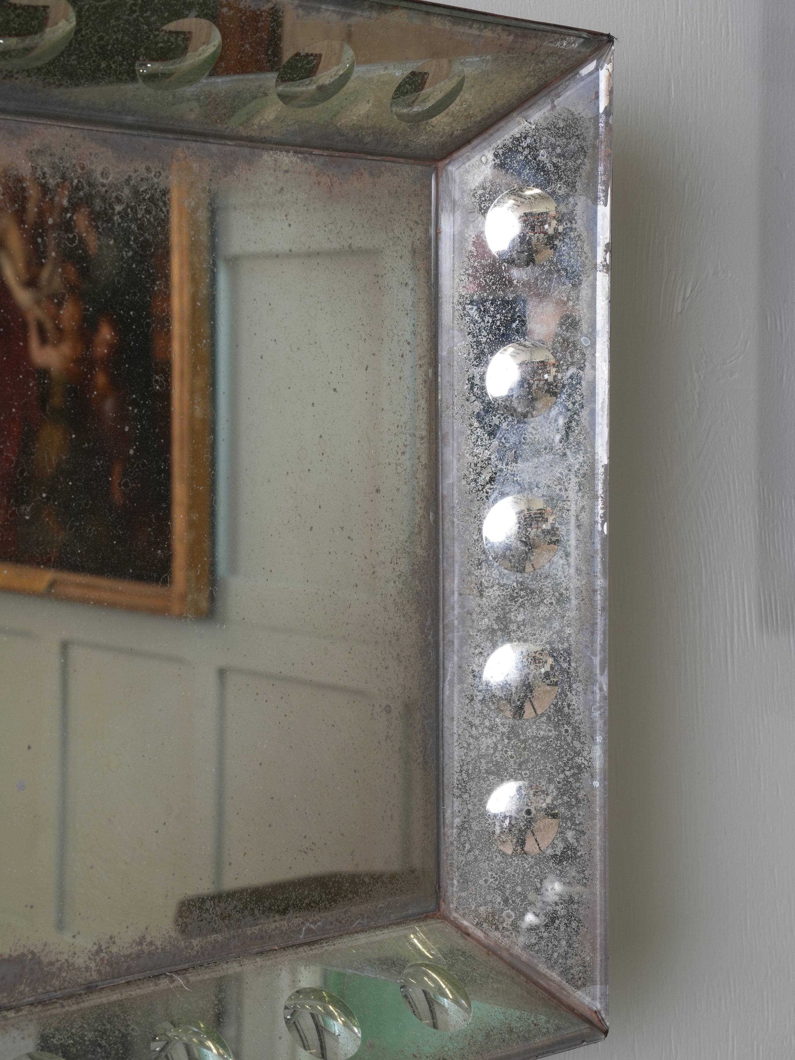 A Pair of Bevelled Wall Mirrors