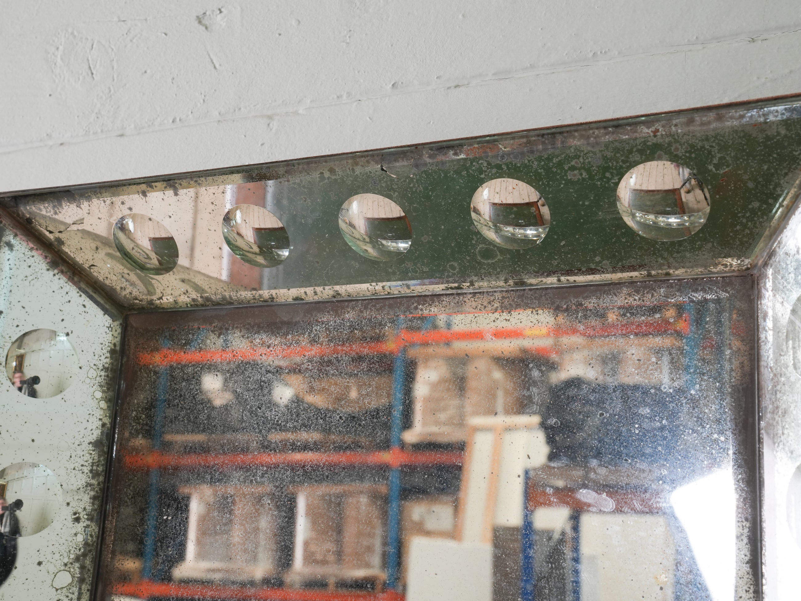 A Pair of Bevelled Wall Mirrors