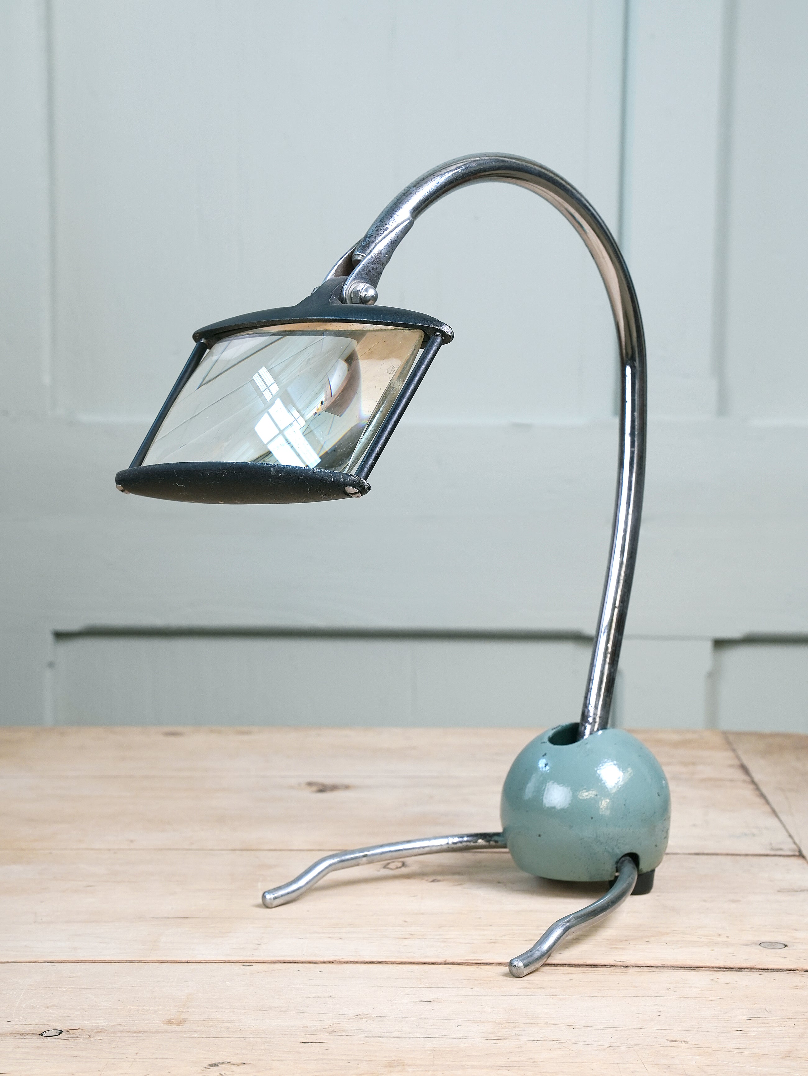 A Desk Magnifying Glass on Stand