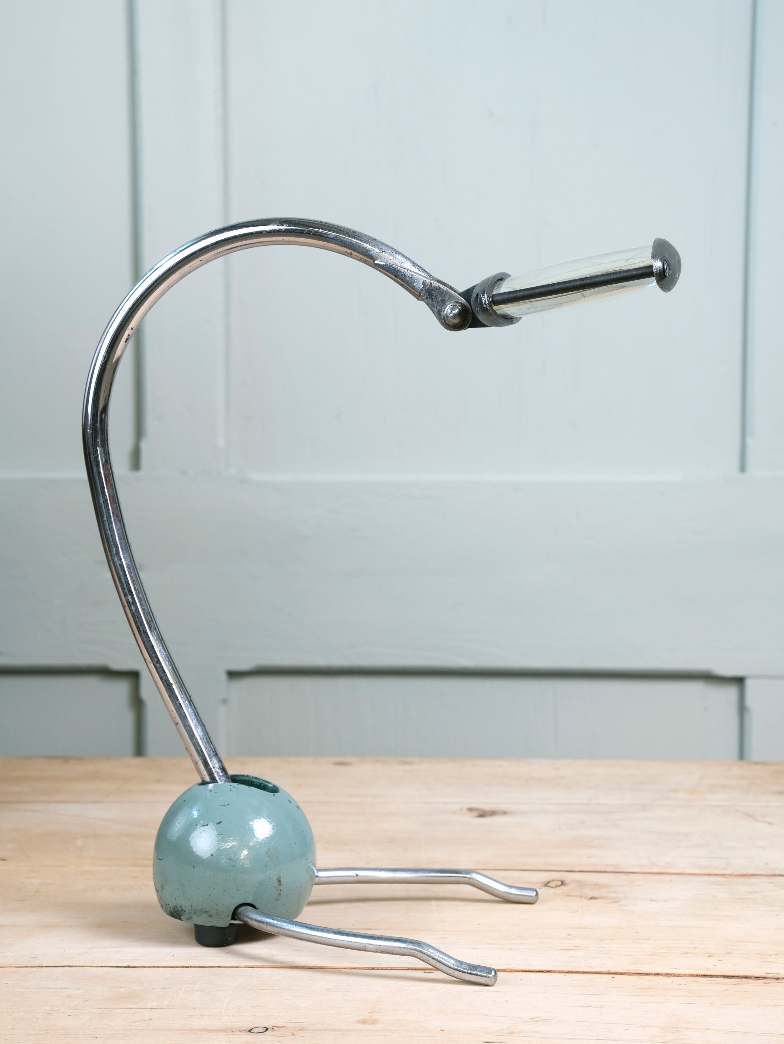 A Desk Magnifying Glass on Stand