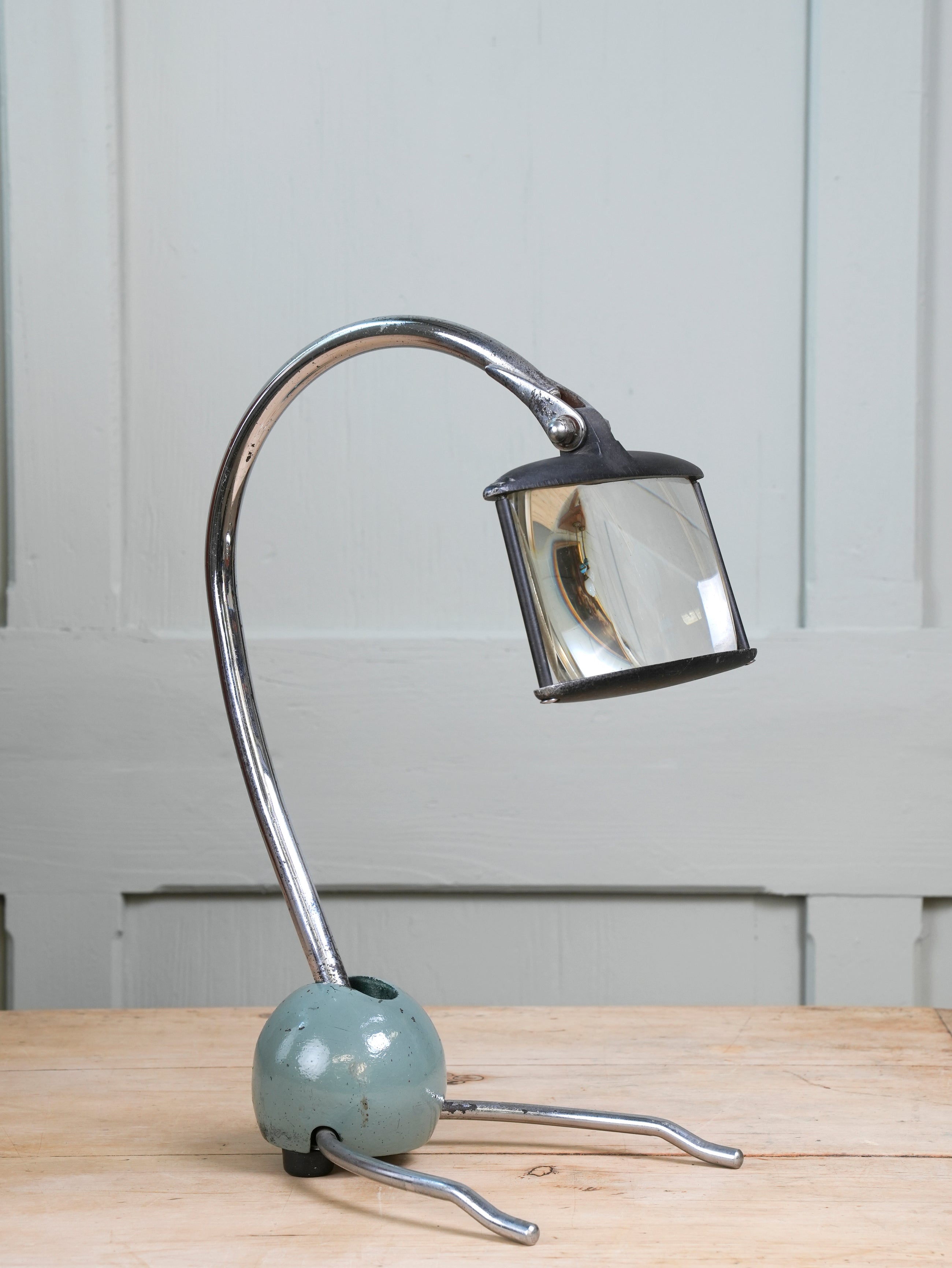 A Desk Magnifying Glass on Stand