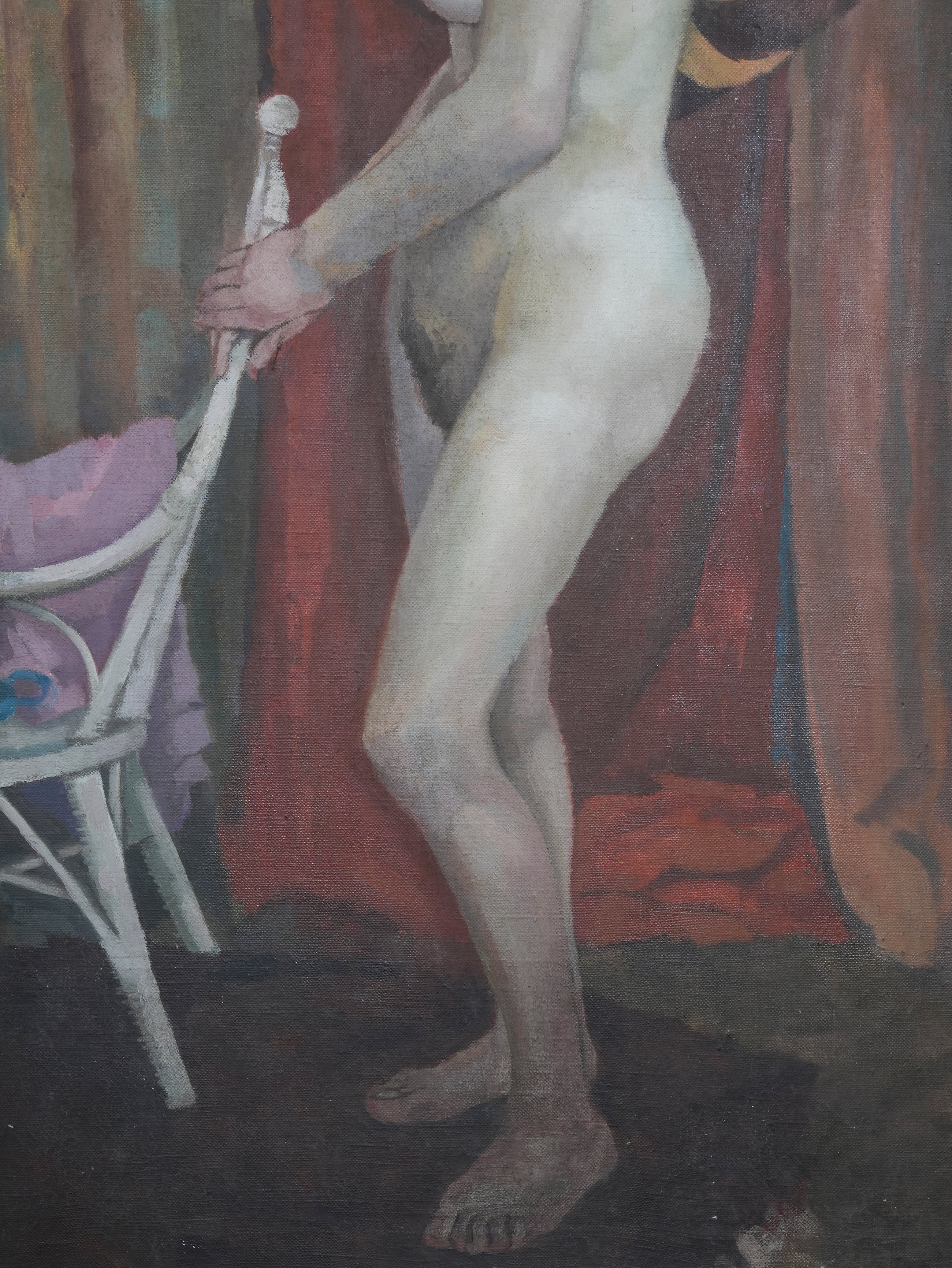 A Female Nude Oil on Canvas