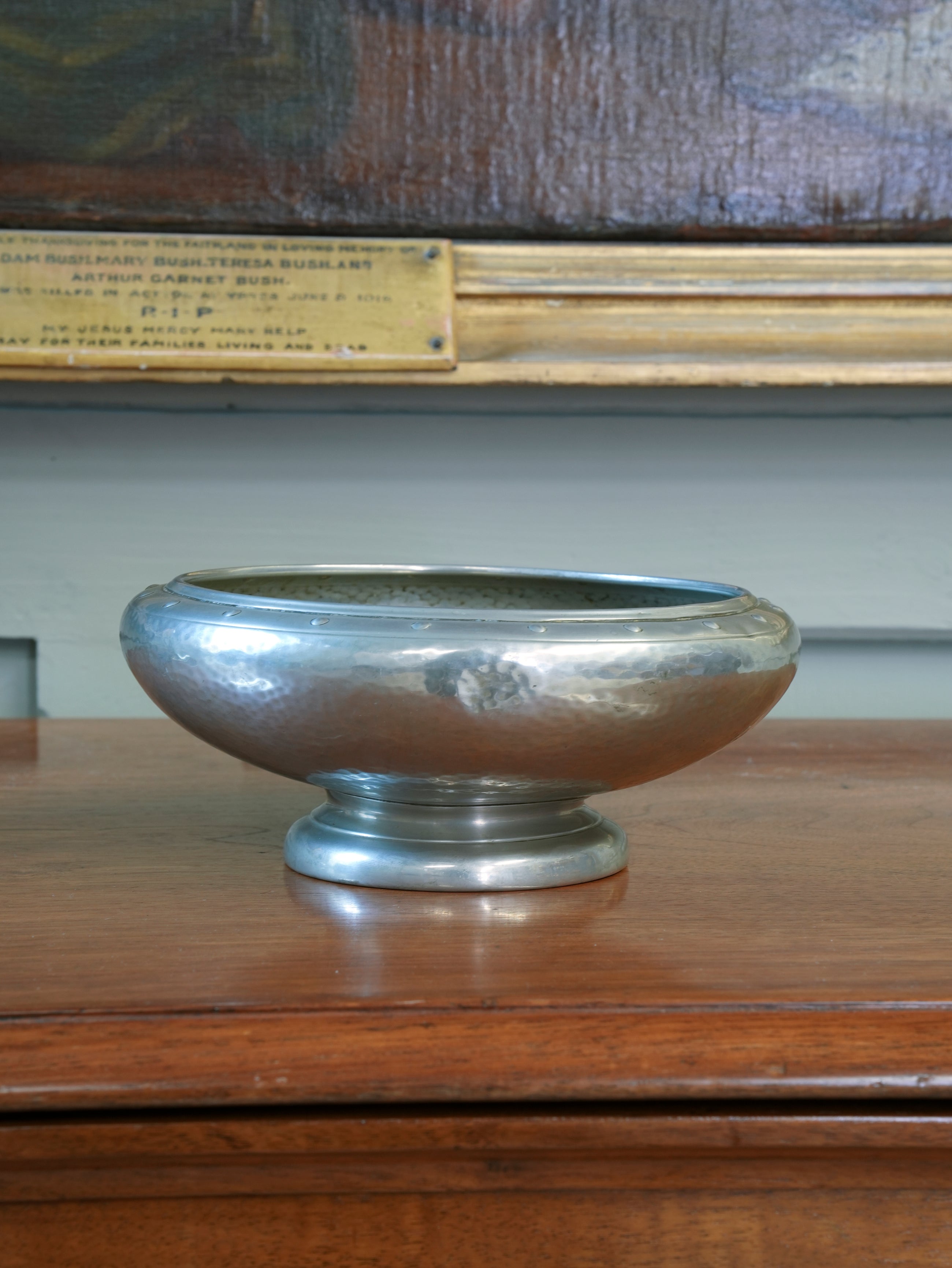 A Pewter Bowl