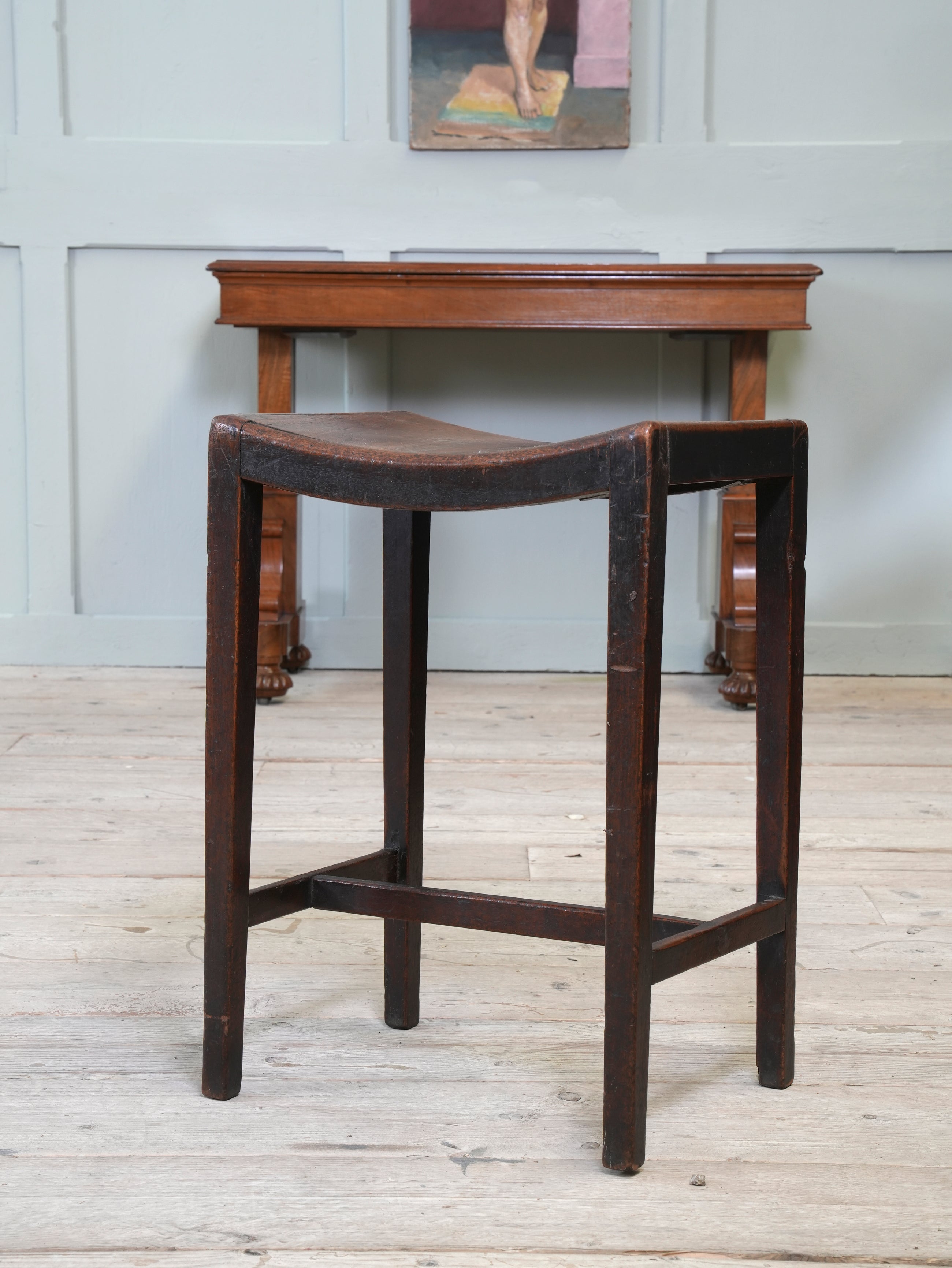 A George III Mahogany Stool