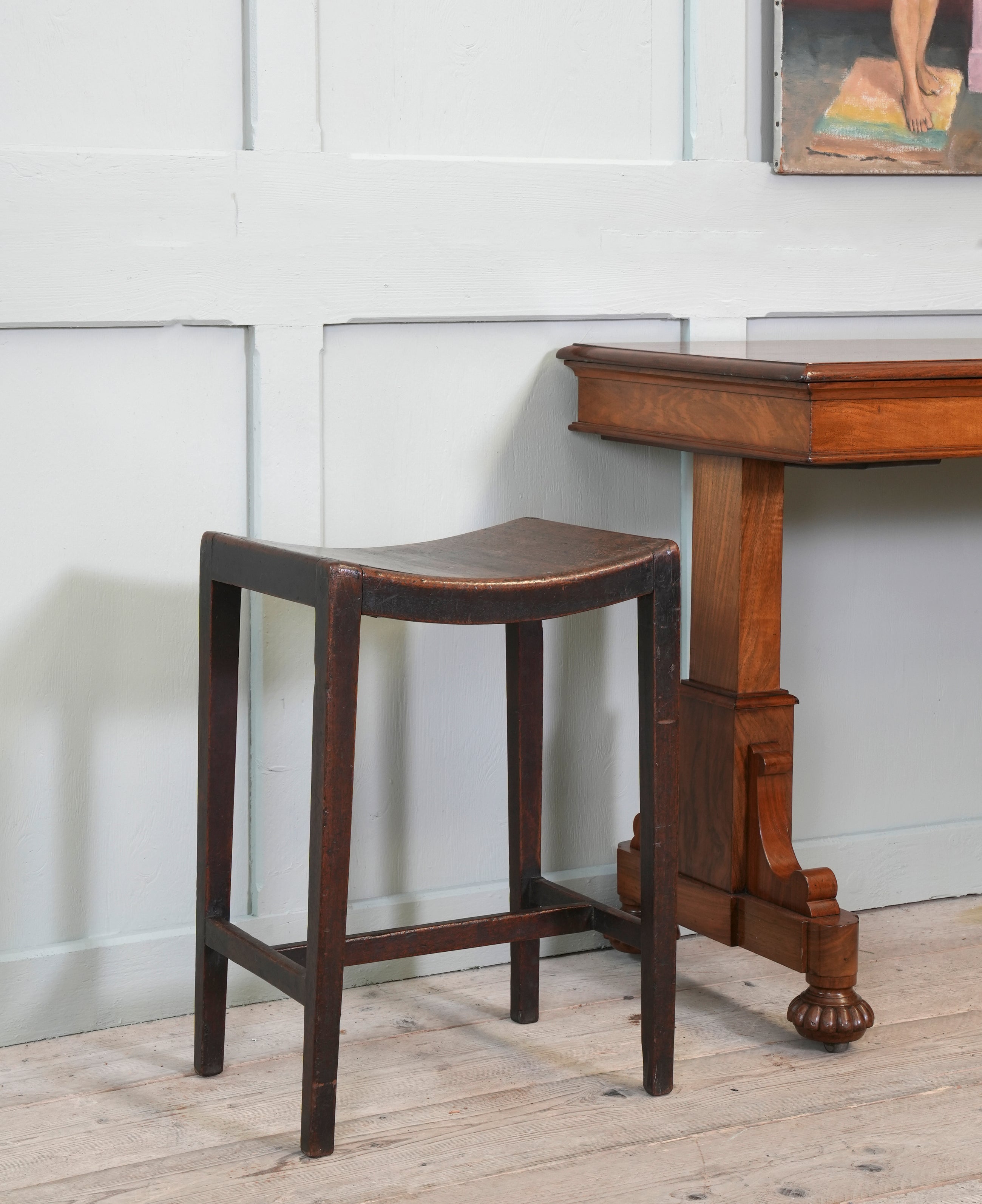 A George III Mahogany Stool