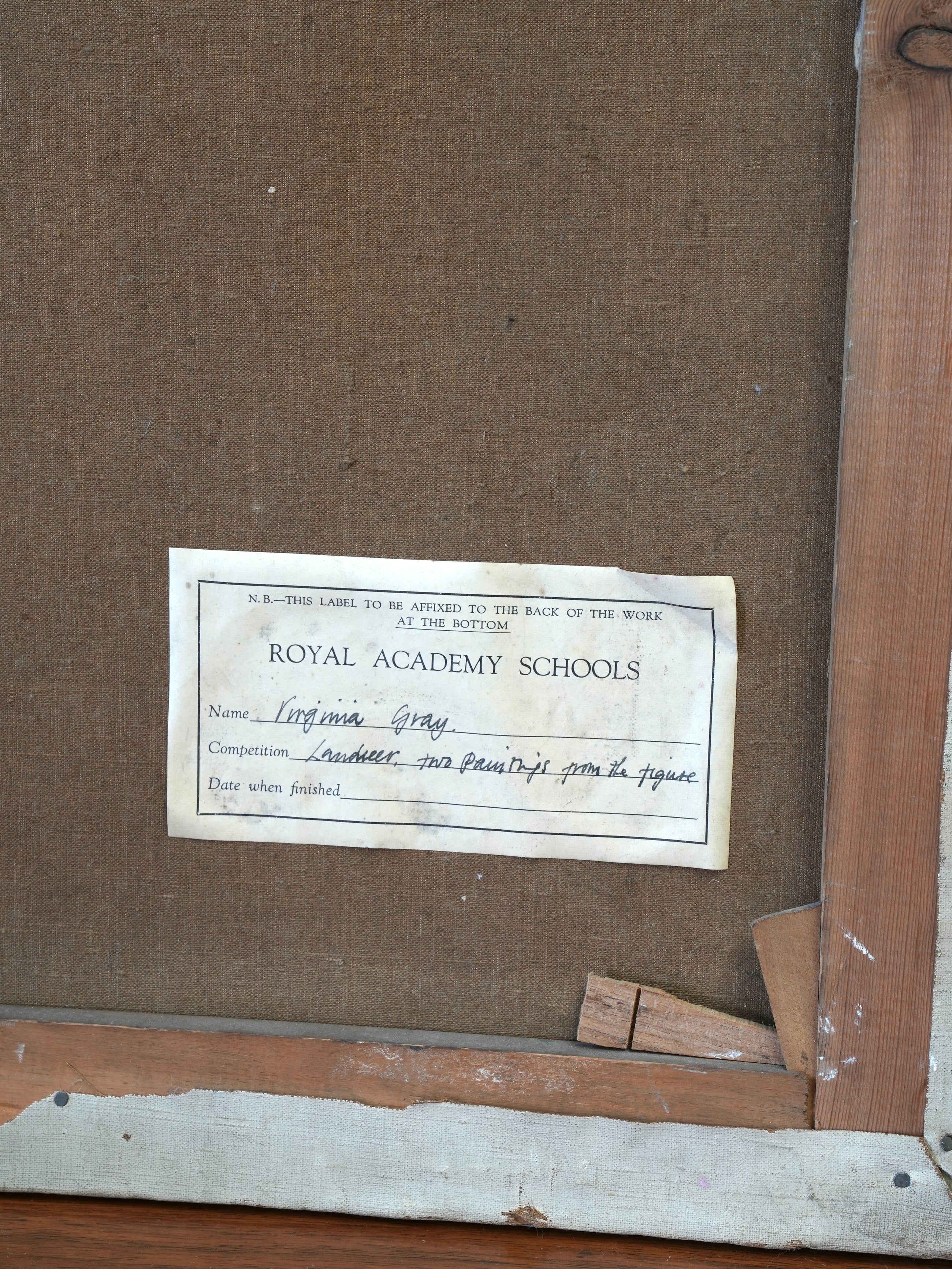 Royal Academy Oil on Canvas