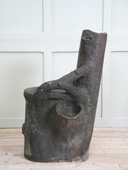 A Faux Bois Grotto Chair by Clayton